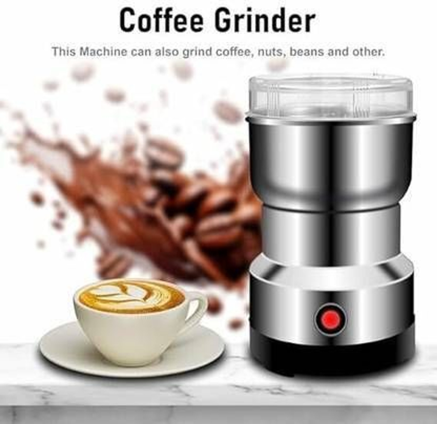 Image of Manasa Mini Mixer Grinder 150 W Mixer Grinder (Mini Mixer Grinder | 1 Jar | Silver)