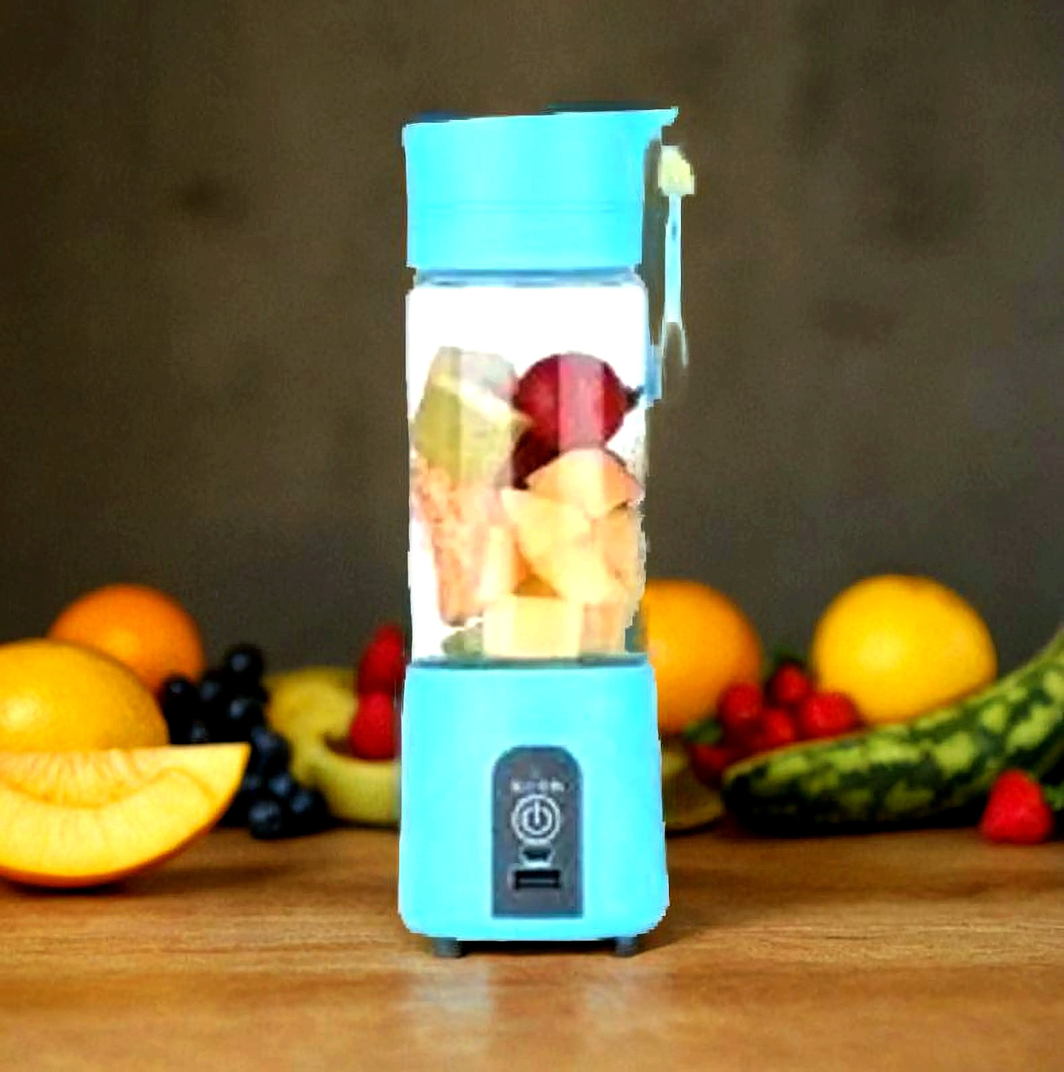 Image of ECOWIN YC 05 400 W Juicer Mixer Grinder (SMALL PORTABLE JUICER | 2 Jars | Multicolor, Blue, Pink, Black)