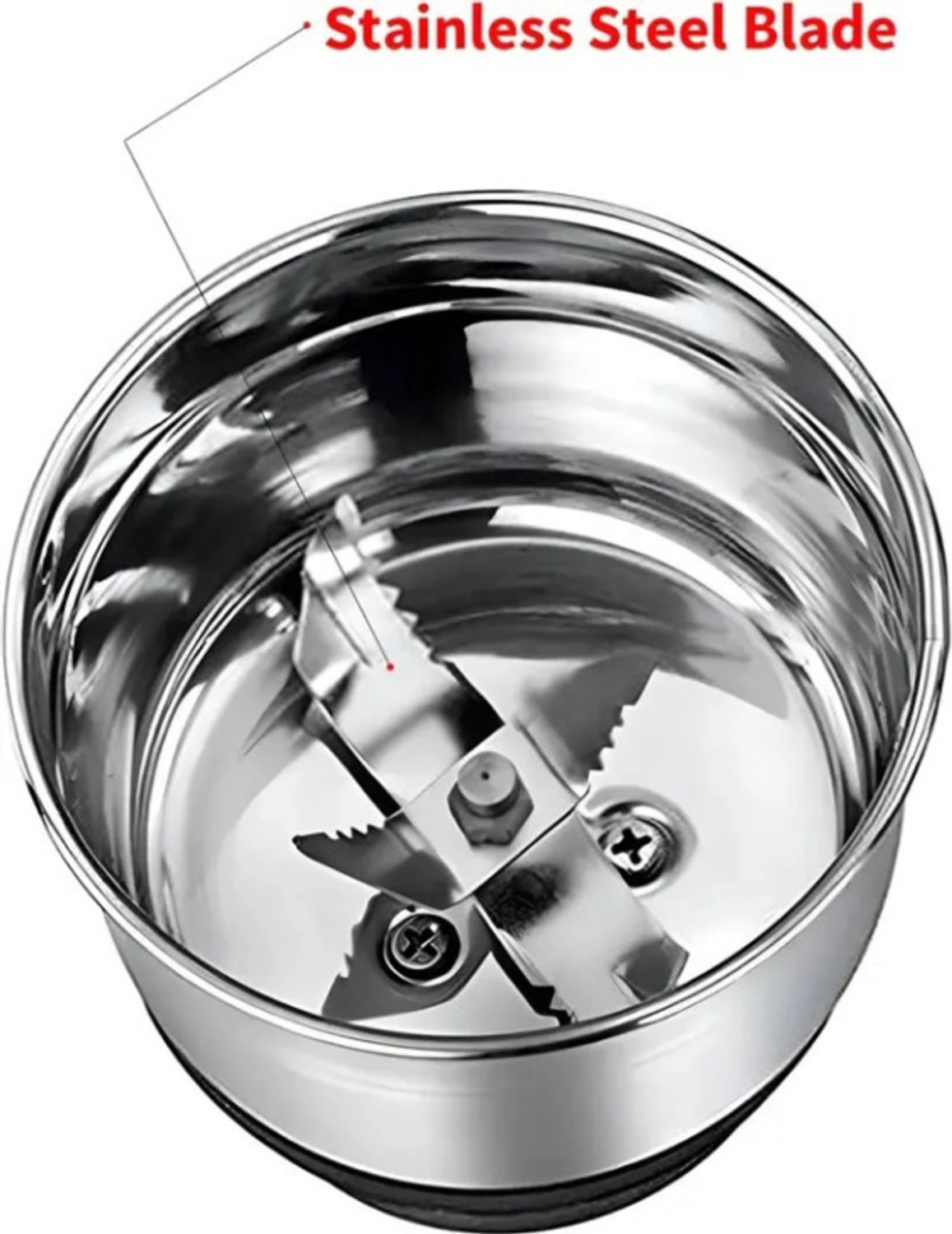Image of dtenterprises MG1 105 W Mixer Grinder (Stainless Steel Mixer Grinder Chutney Jar | 1 Jar | Silver)