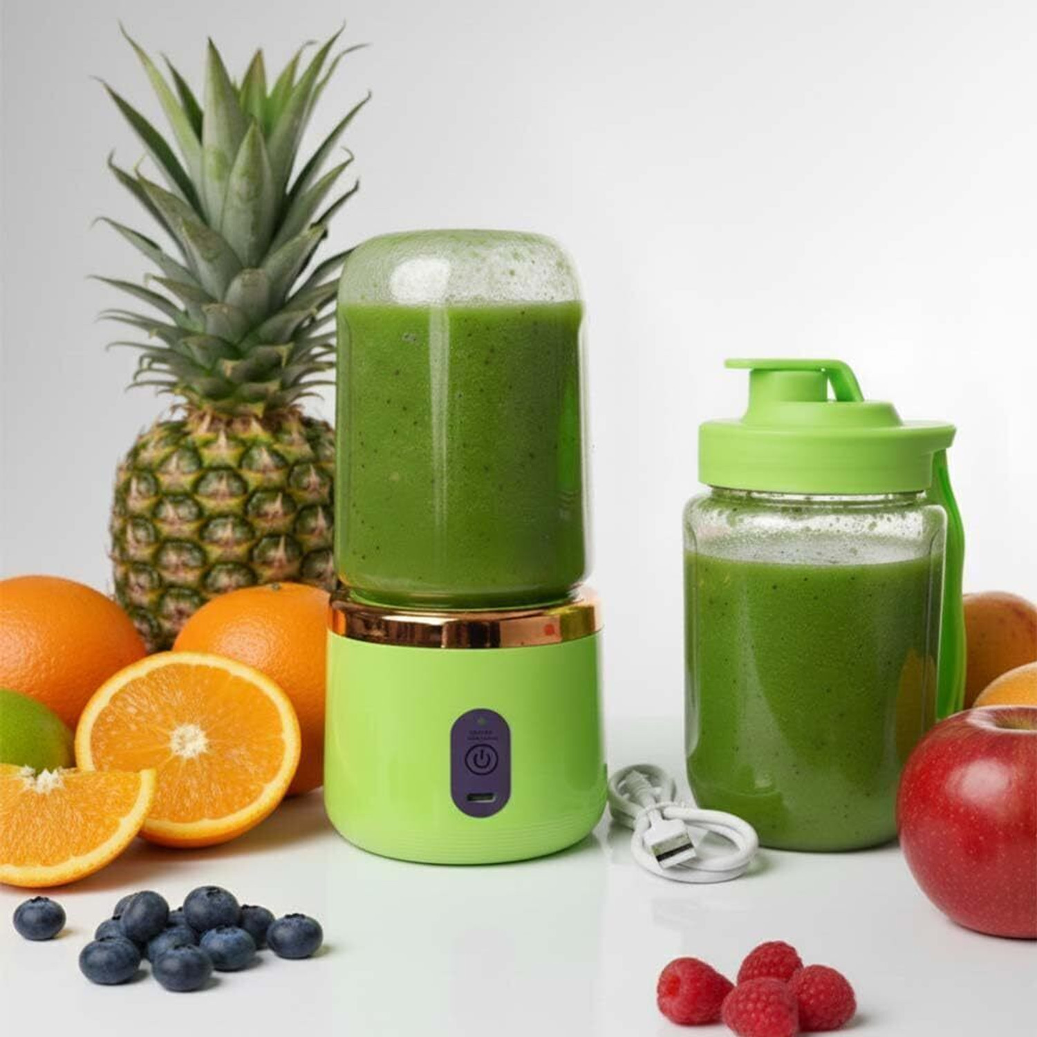 Image of APNA STORE Pro Fruit Juicer 200 W Juicer Mixer Grinder (Juice With Sipper For Juices, Shakes, Smoothies, Baby Food | 1 Jar | Multicolor)