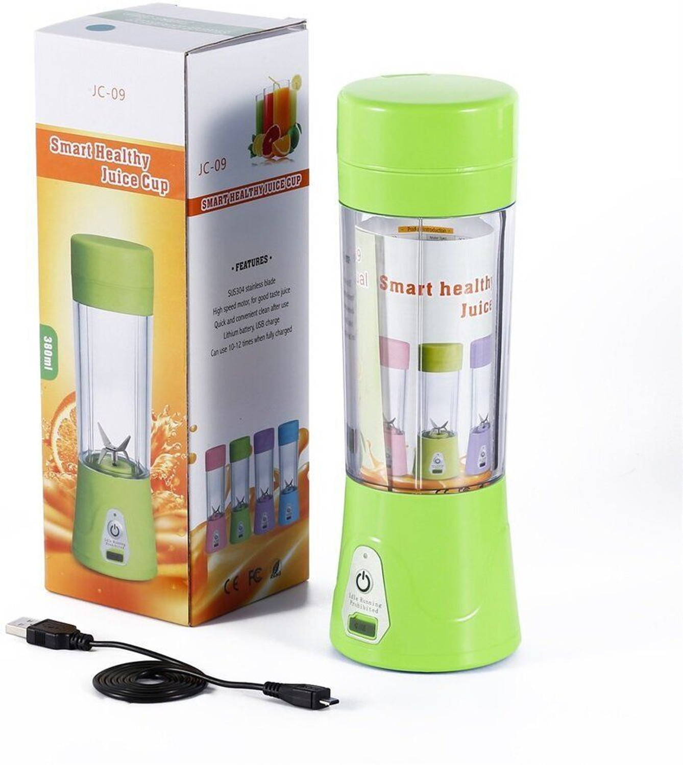Image of Modexa Global Pro Fruit Juicer 200 W Juicer Mixer Grinder (High-torque Tornado Shaker Cup, Portable Stirring Blender for Shakers | 1 Jar | Multicolor)