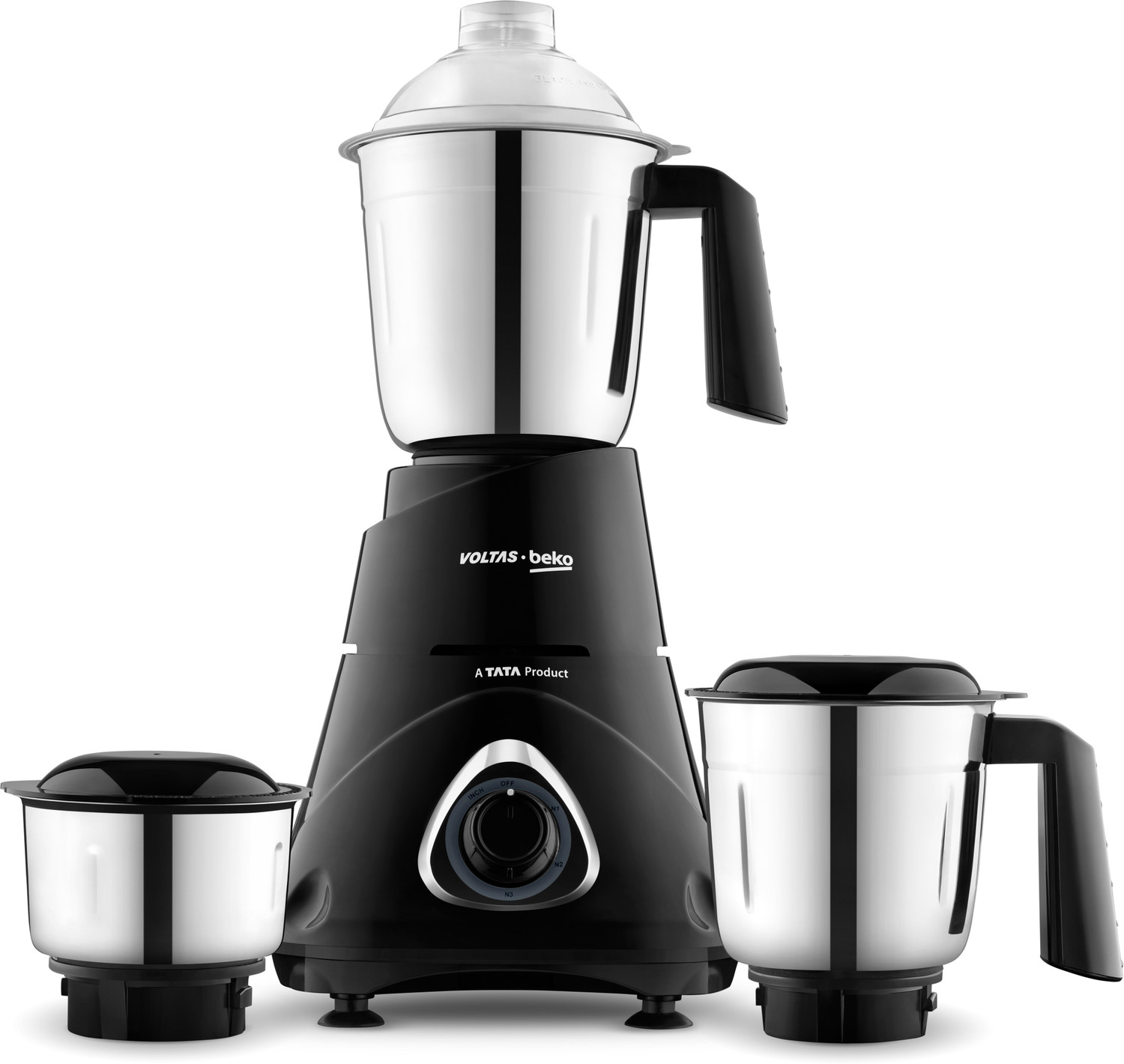 Image of Bostton 750 Watt Double layered Copper 25 MM Motor 750 W Mixer Grinder (Defender | 1 Jar | White)