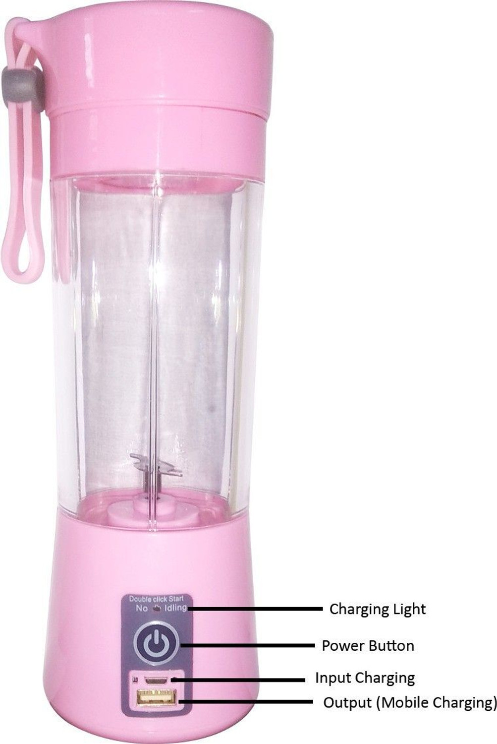 Image of princemarkett Pro Fruit Juicer 200 W Juicer Mixer Grinder (SJ Pink Pro | 1 Jar | Multicolor)