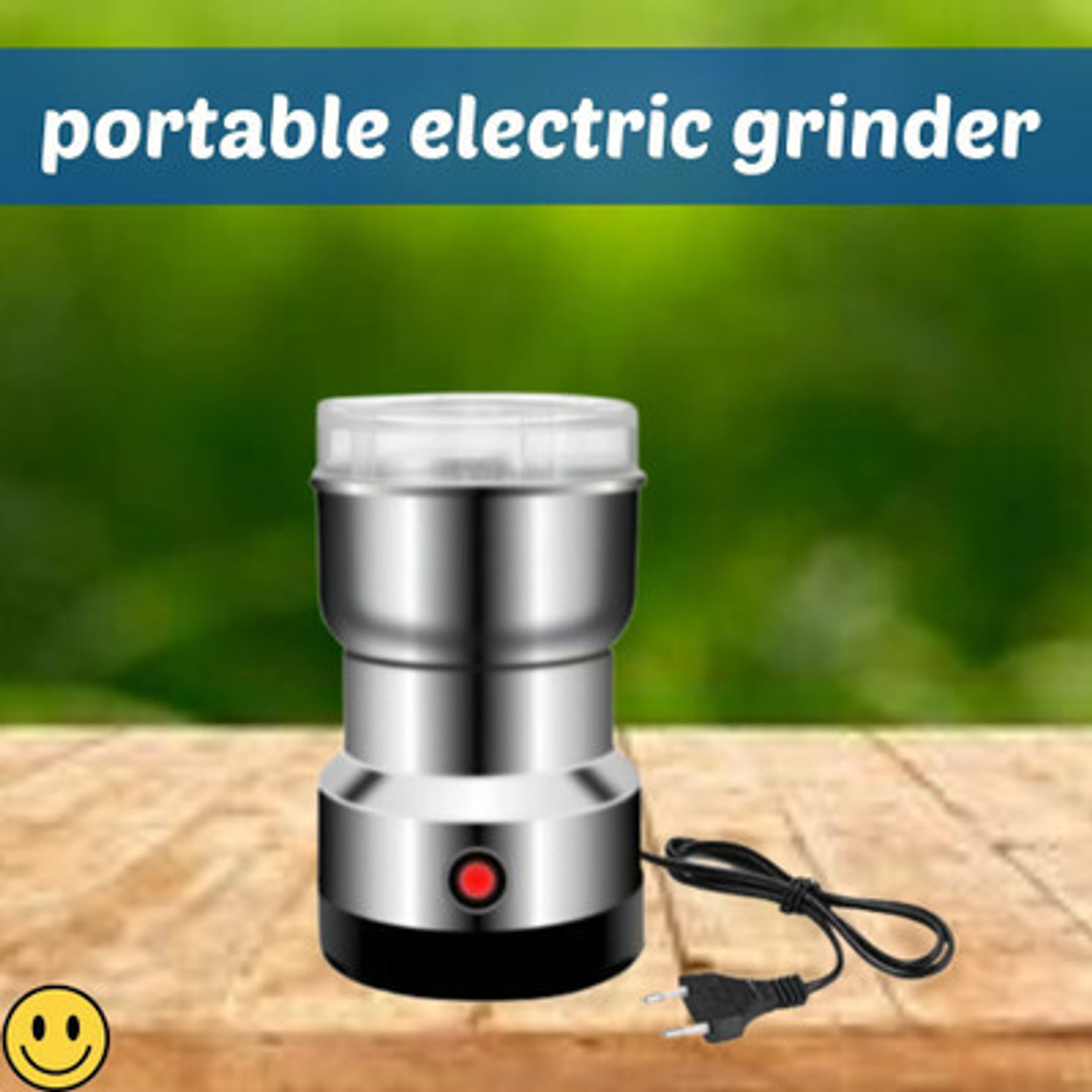 Image of Manasa weight Compact Kitchen design Electric Household Grinde 260 W Juicer Mixer Grinder (Mini Electric Grinder Stainless Steel Bowl & Metal Blade | 1 Jar | Silver, Black)