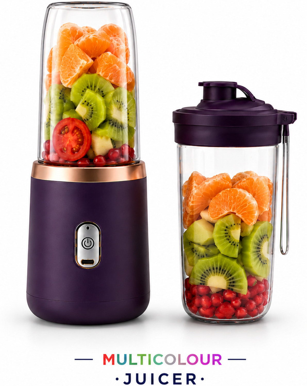 Image of MAXIVE No 25 W Juicer (Travel Friendly Smoothie Blender Bottle | 1 Jar | Multicolor)