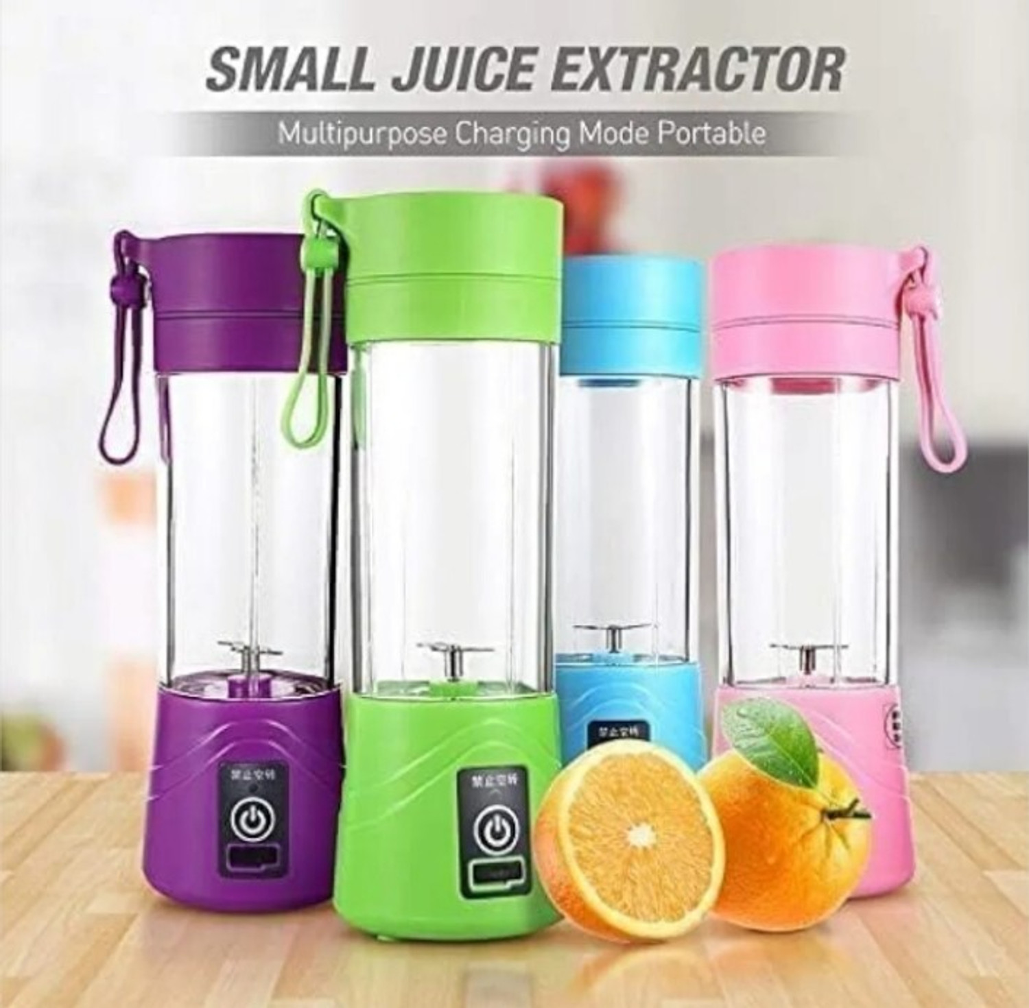 Image of ons Electric fruit juicer |usb rechargeable 2000 mah battery| powerful motor@2 25 W Juicer Mixer Grinder (Portable Electric Juicer - USB Rechargeable with 6 Blades, 3 Speed Setting@3 | 1 Jar | Multicolor)