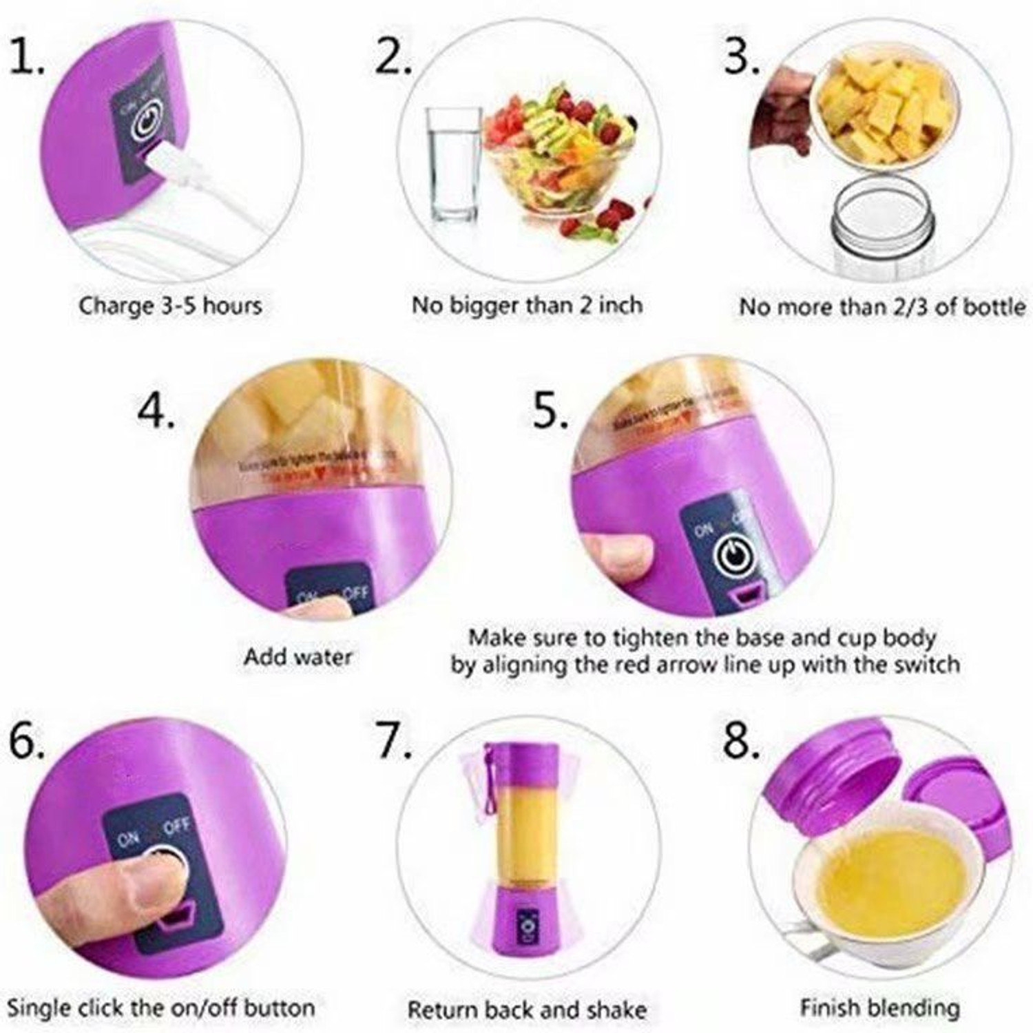 Image of princemarkett Pro Fruit Juicer 200 W Juicer Mixer Grinder (JUICE CUP | 1 Jar | Multicolor)