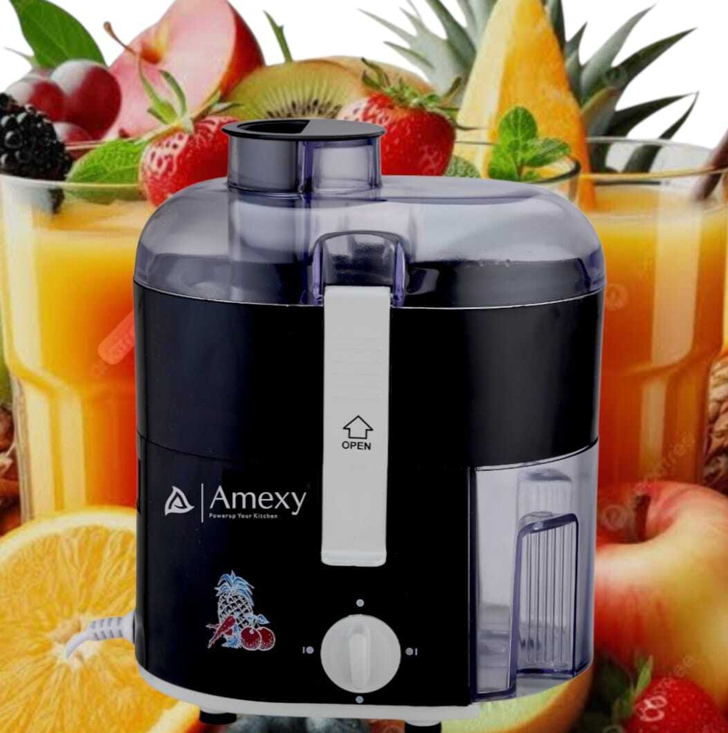 Image of Crompton Ameo Classic 750 W Juicer Mixer Grinder (Ameo Classic 750W Mixer Grinder | 4 Jars | Black)