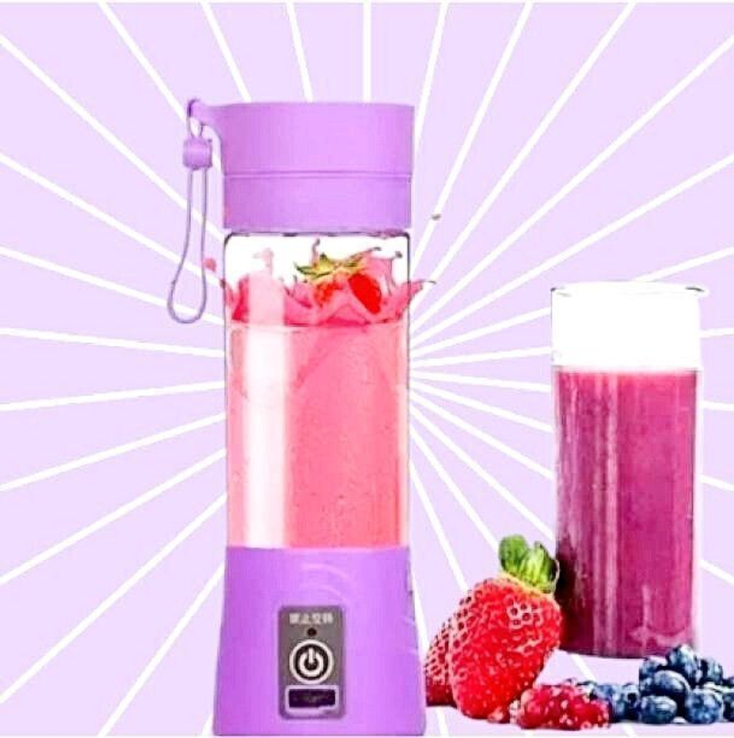 Image of Modexa Global Pro Fruit Juicer 200 W Juicer Mixer Grinder (AE 952A PORTABLE BLENDER FOR SMOOTHIES SHAKES FOR OFFICE,GYM,TREKKING,HOME USE | 1 Jar | Multicolor)