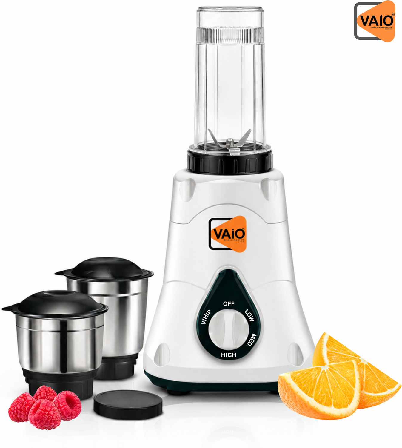 Image of Thomson FreshMix 700 W Mixer Grinder (FreshMix | 4 Jars | White)