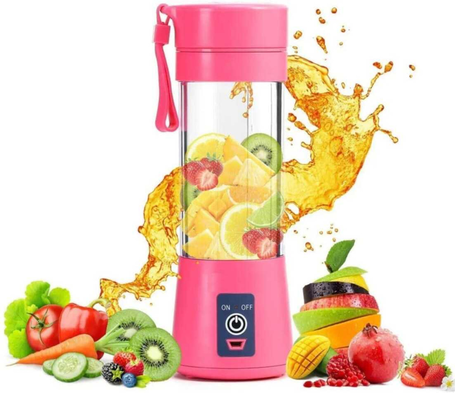 Image of JayGopalTrendz Portable Juicer 0.1 40 W Juicer (Juicer001 | 1 Jar | Multicolor)