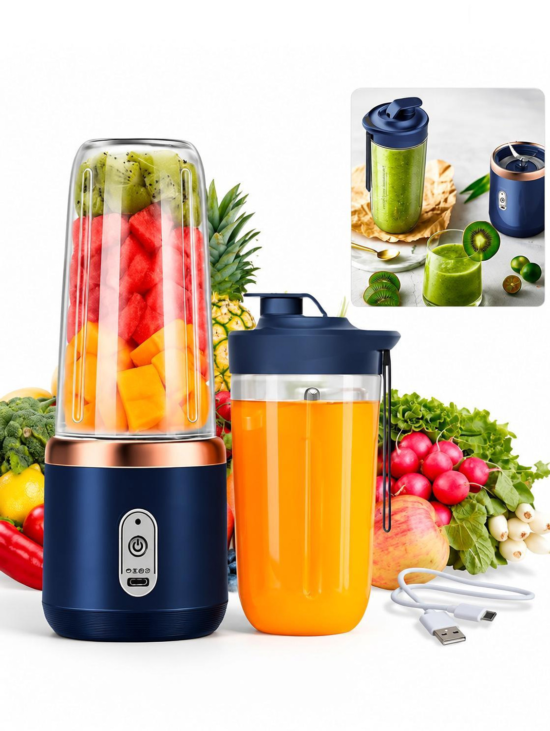 Hanumant Enterprise Portable USB Juicer Blender - Image 1