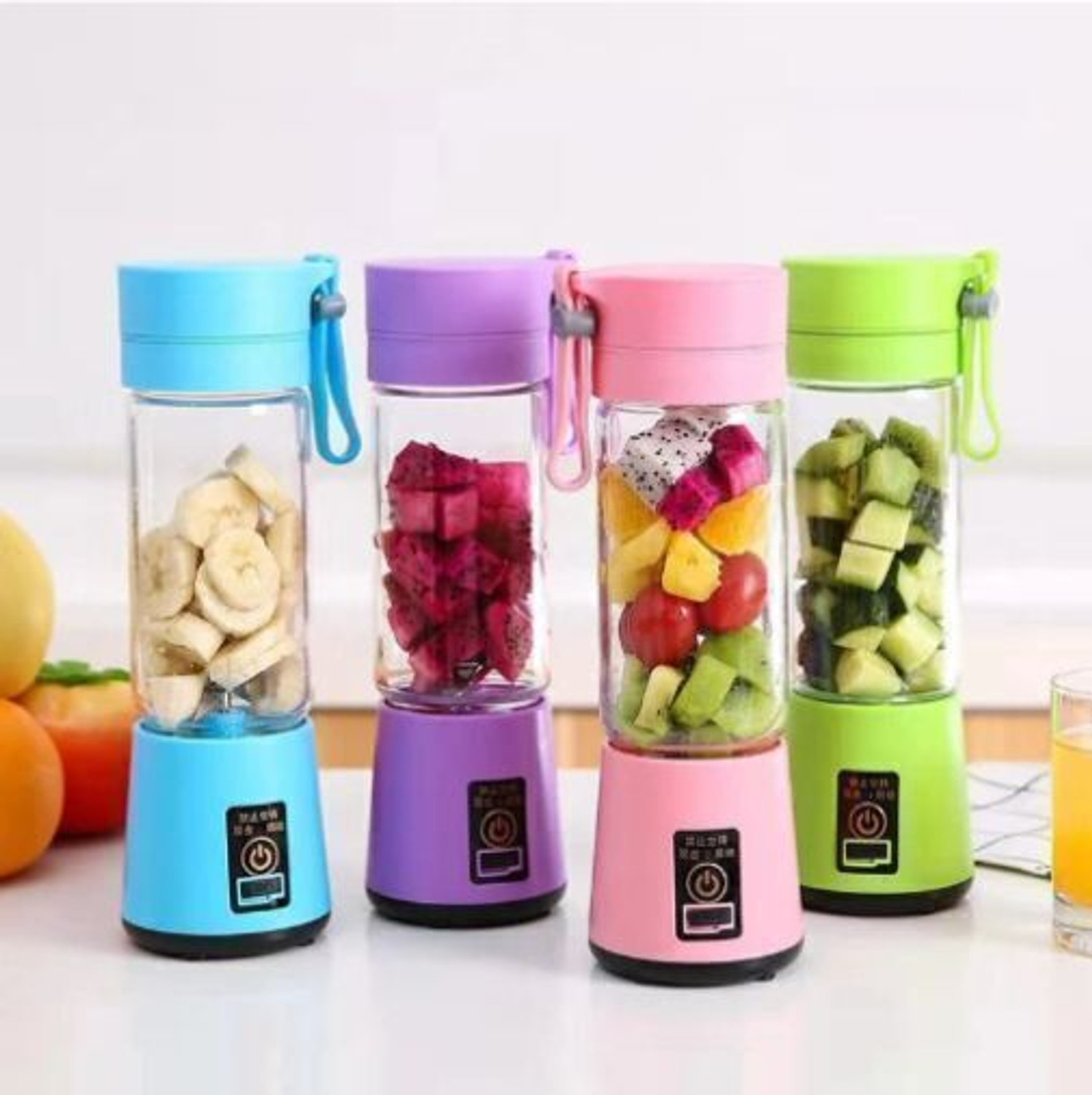 Image of princemarkett Pro Fruit Juicer 200 W Juicer Mixer Grinder (AYY 460Y RECHARGEABLE PORTABLE USB JUICER BOTTLE SLECTRIC MIXER BLENDER GRINDER | 1 Jar | Multicolor)