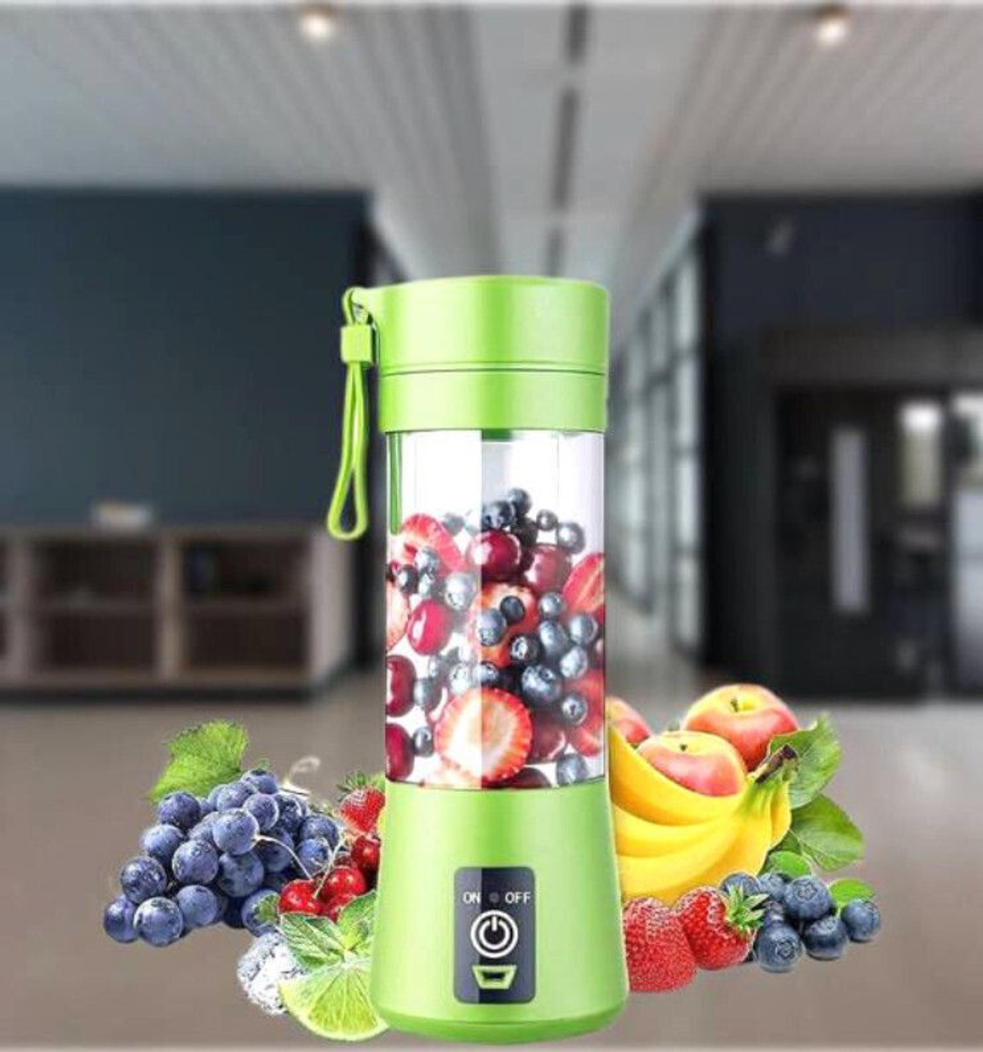 Image of Ganesh store Pro Fruit Juicer 220 W Juicer Mixer Grinder (CXZ 859K Portable Electric Fruit Juicer Maker USB Rechargeable Mini Juicer | 1 Jar | Multicolor)