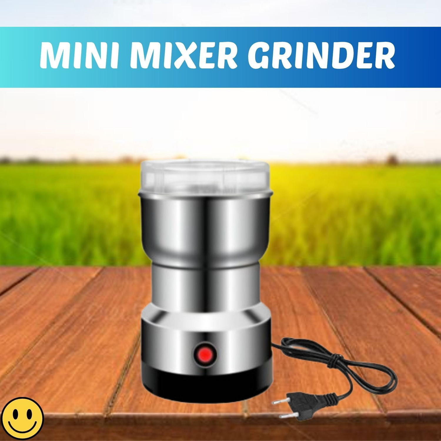 Image of SEVENMETICS pro 500 W Mixer Grinder (GrinMer-M27 /6 /25-412A | 1 Jar | Black, STEEL)