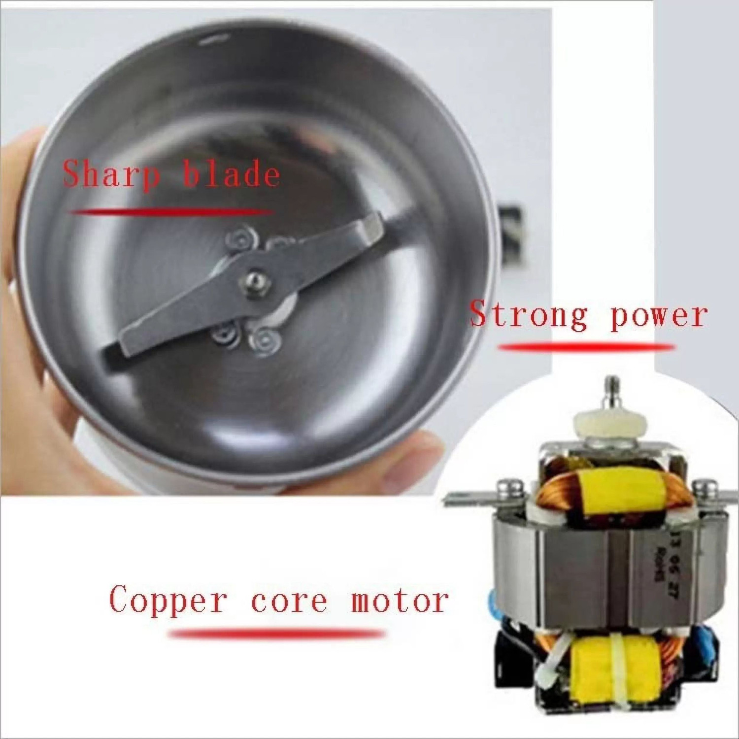 Image of Manasa 150W Mixer Grinder 200 W Mixer Grinder (Stainless Steel Dry Grain | 1 Jar | Silver)
