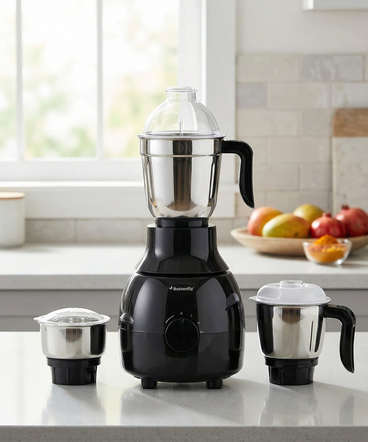 Image of Thomson FreshMix 500 W Mixer Grinder (FreshMix | 4 Jars | Pearl White, Lavender Pink)
