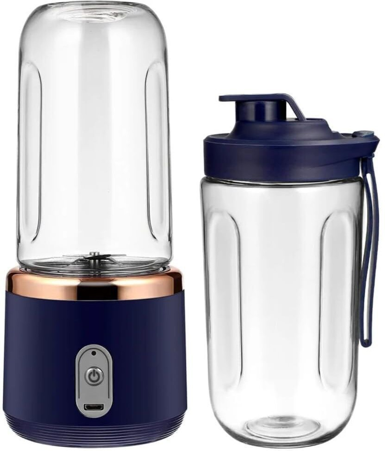 Image of APNA STORE Electric Fruit Juicer Maker USB Rechargeable Mini Juicer Mixer GrinderAS30 350 W Juicer Mixer Grinder (Electric Fruit Juicer Maker USB Rechargeable Mini Juicer Mixer GrinderAS30 | 1 Jar | Multicolor)