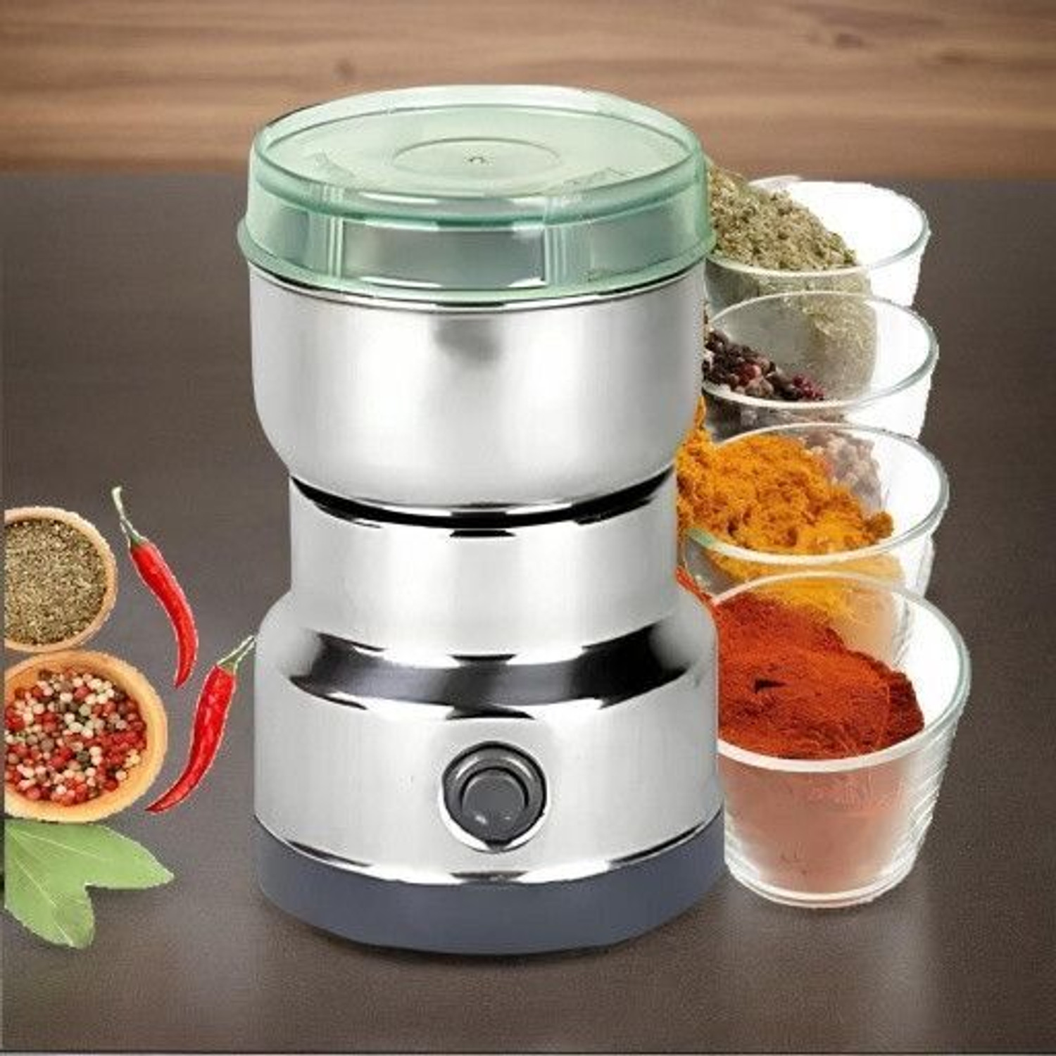 Image of Manasa 150W Electric Mini Mixer Grinder Juicer Light weight Compact for KitchenCT452 240 W Juicer Mixer Grinder (150W Electric Mini Mixer Grinder Juicer Light weight Compact for KitchenCT452 | 1 Jar | Multicolor)