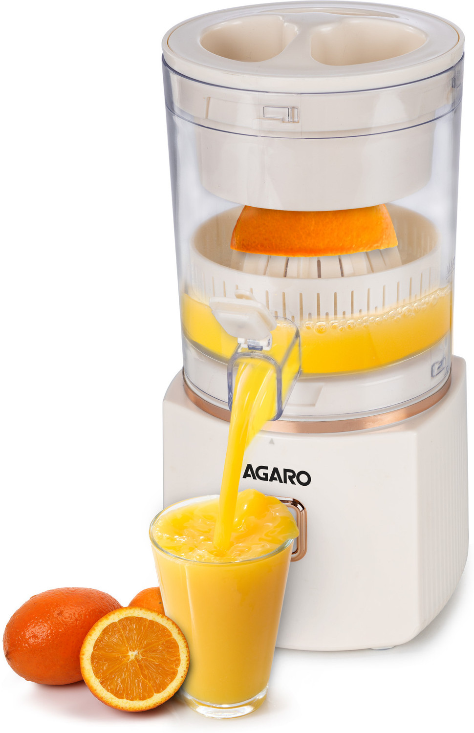 Image of AGARO Galaxy Portable Blender for Smoothie & Milk Shakes, 450ml, Type C Rechargeable 150 W Juicer (Mini Hand Blender | 1 Jar | Grey)