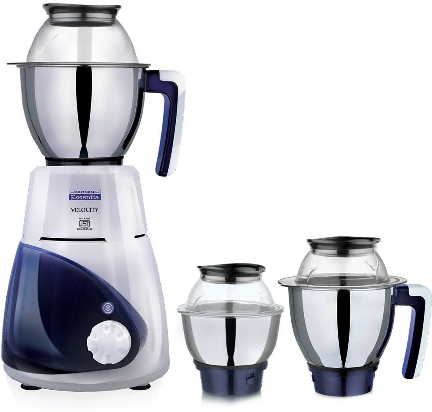 Image of Sunflame CRYSTAL 3 JARS 500 W Juicer Mixer Grinder (Crystal | 3 Jars | White)