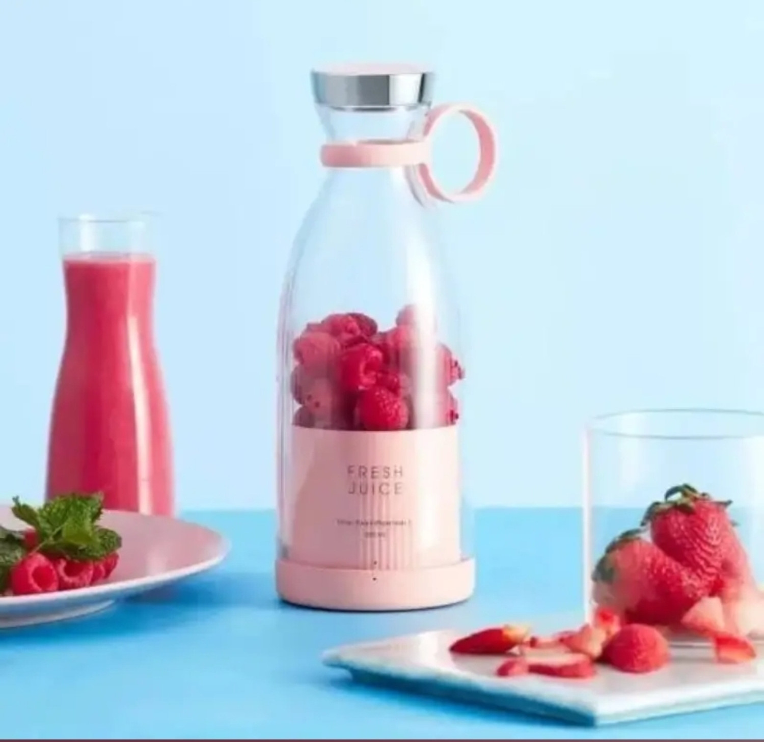 Image of TrendingMinds SmartBlend USB Portable 40 W Mixer Blender (TM-USBMIX-01 | 1 Jar | Multicolor)