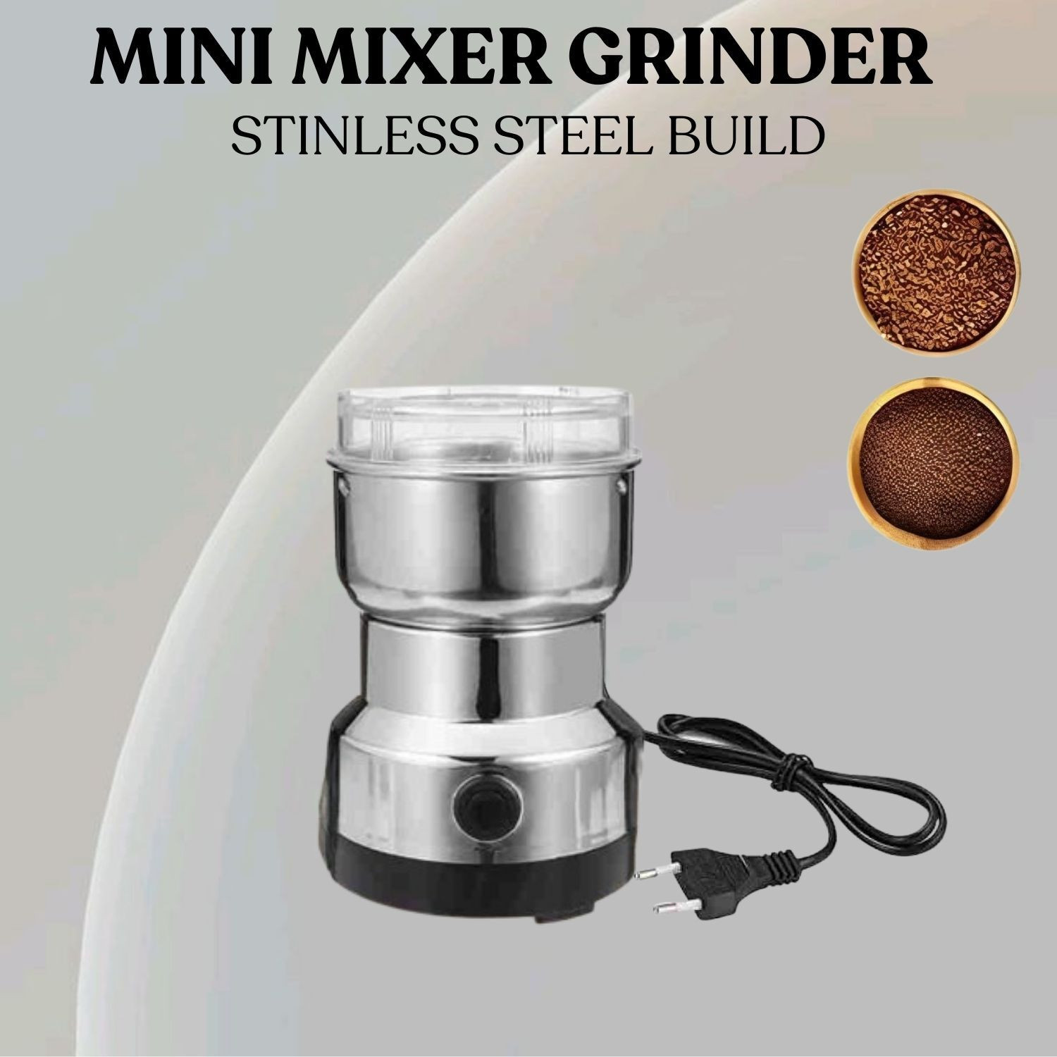 Image of SEVENMETICS pro 500 W Mixer Grinder (GrinMer-M27 /6 /25-412A | 1 Jar | Black, STEEL)