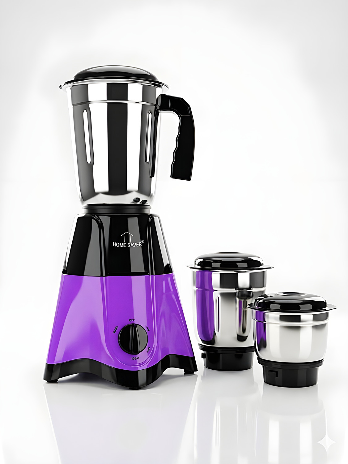 Image of Elvara creations JC-09 250 W Juicer Mixer Grinder (JWC-09 | 2 Jars | Multicolor)