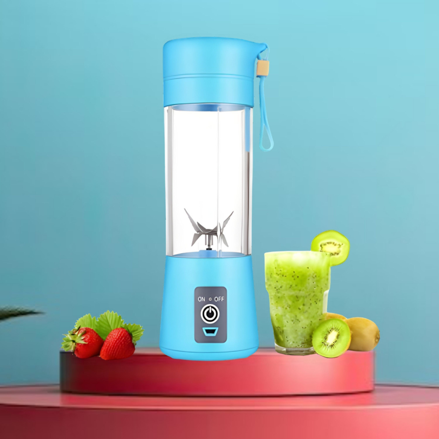 Image of SS brother MGJ26 350 W Juicer Mixer Grinder (Mini Juicer grinder , USB Rechargeable Personal Size Fro Home, OfficeS45 | 1 Jar | Multicolor)