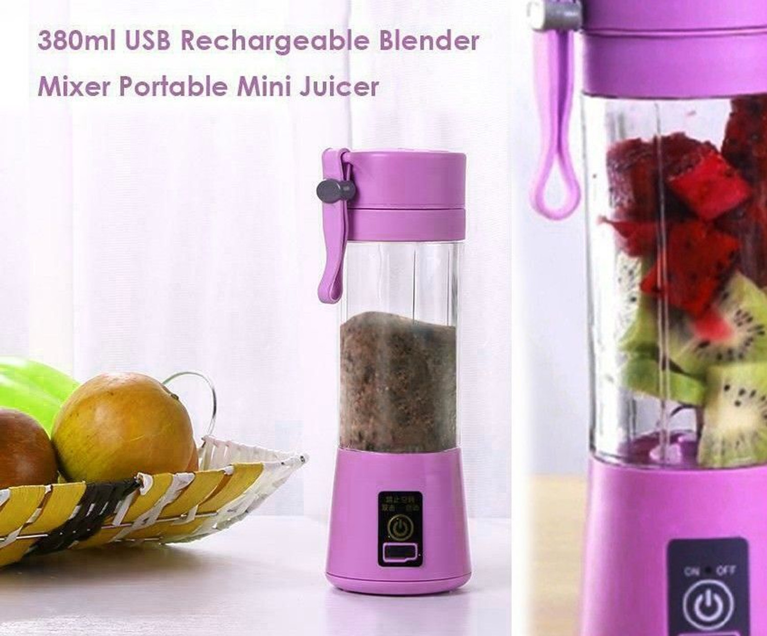 Image of princemarkett Pro Fruit Juicer 200 W Juicer Mixer Grinder (JUICE CUP | 1 Jar | Multicolor)