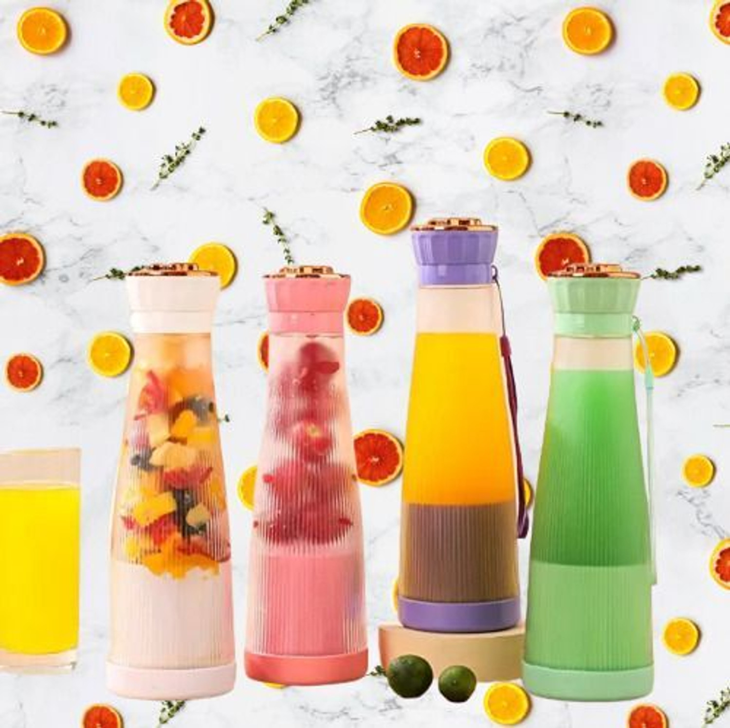 Image of Manasa Electric Juice Mixer 200 W Juicer (Fruit Juicer Electric Machine, Fruit Mixer, Electric Juicer | 1 Jar | Multicolor)