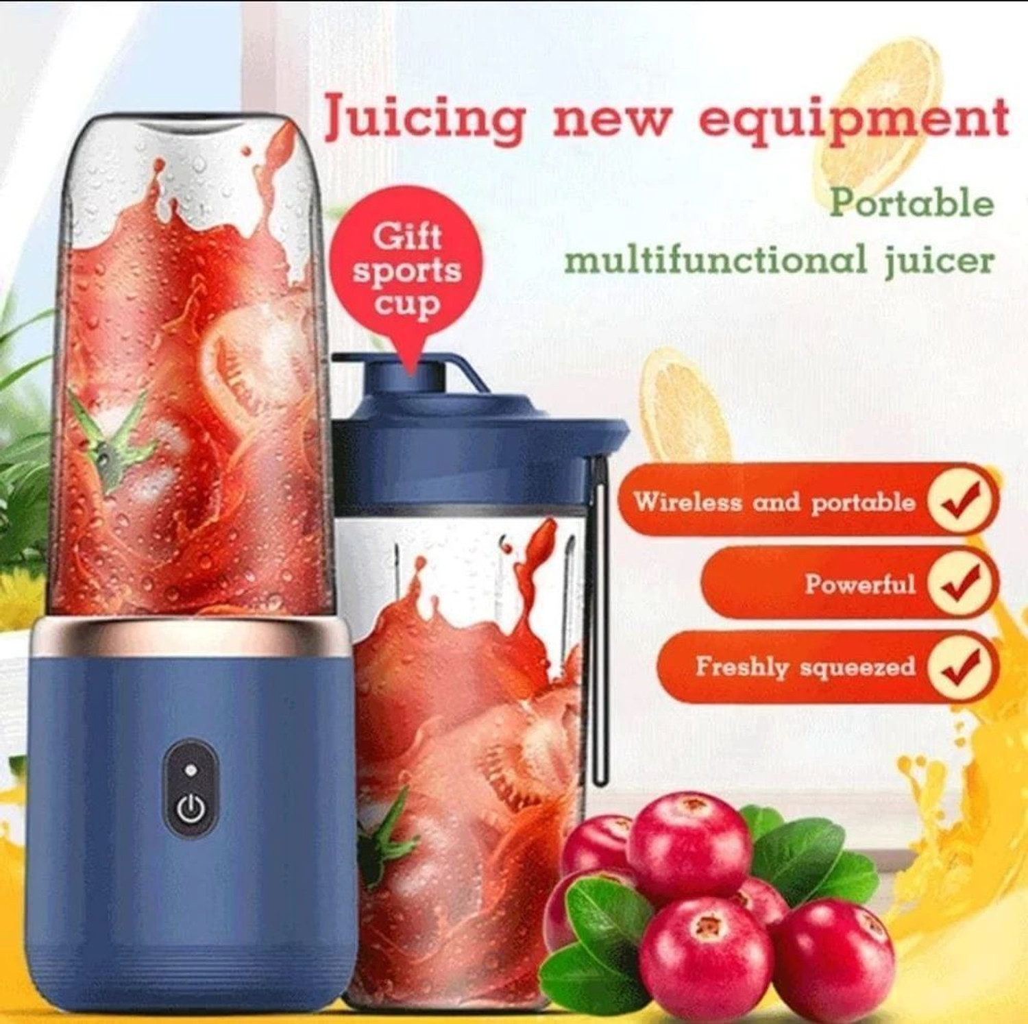 Image of Elvara creations JC-09 250 W Juicer Mixer Grinder (JWC-09 | 2 Jars | Multicolor)