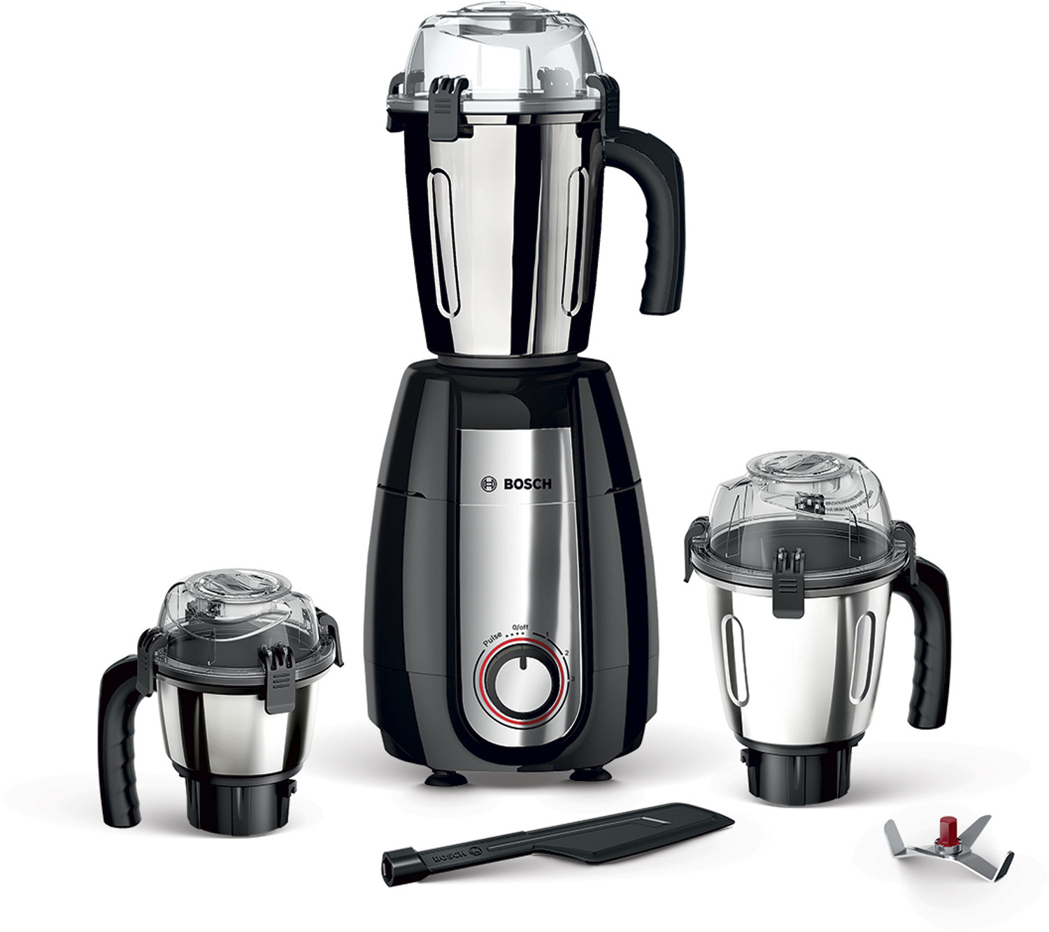 Image of BOSCH Mixer Grinder TrueMixx MG2213C4RI 500 W Mixer Grinder (MG2213C4RI | 3 Jars | Red)