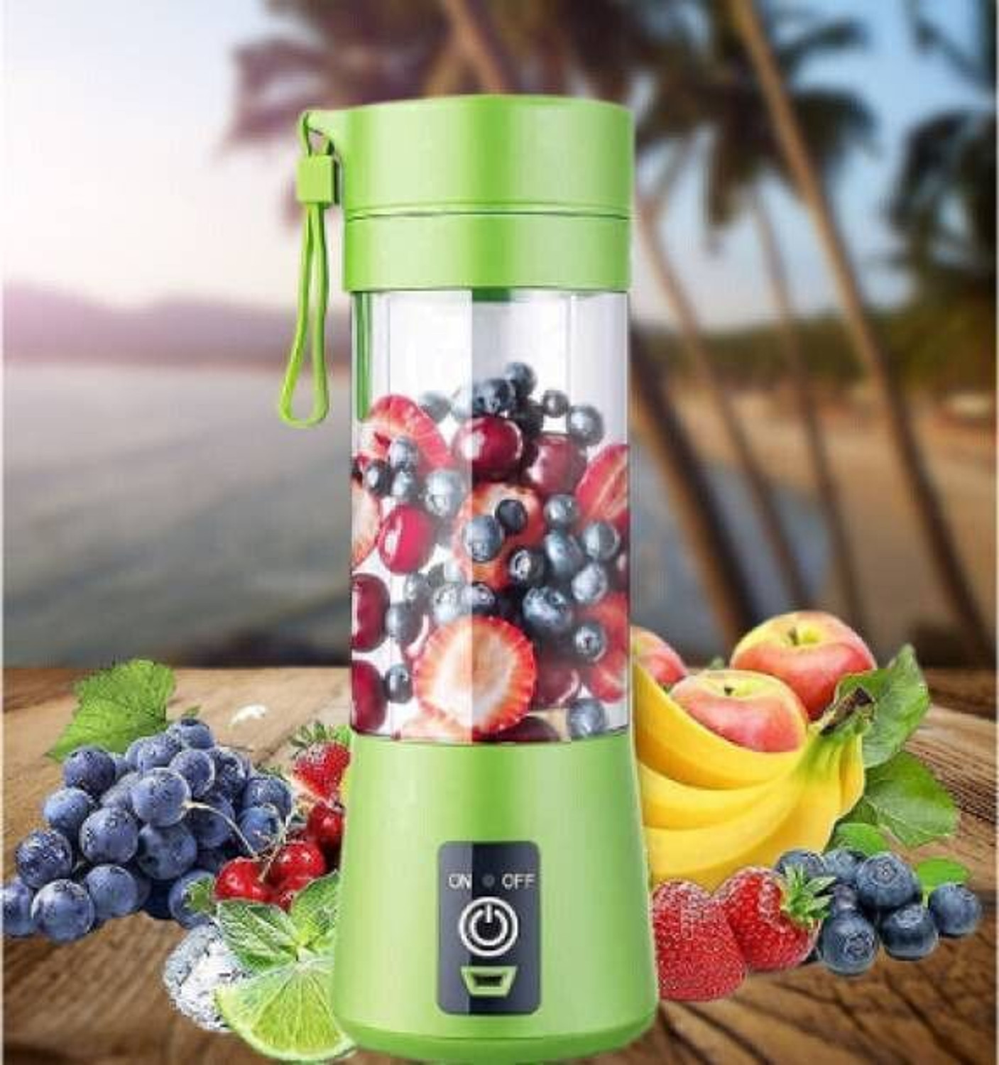 Image of JayGopalTrendz Pro 450 W Juicer Mixer Grinder (Portable Grinder, USB Rechargeable Mini Grinder, Electric Grinder for mix 78 | 1 Jar | Silver)