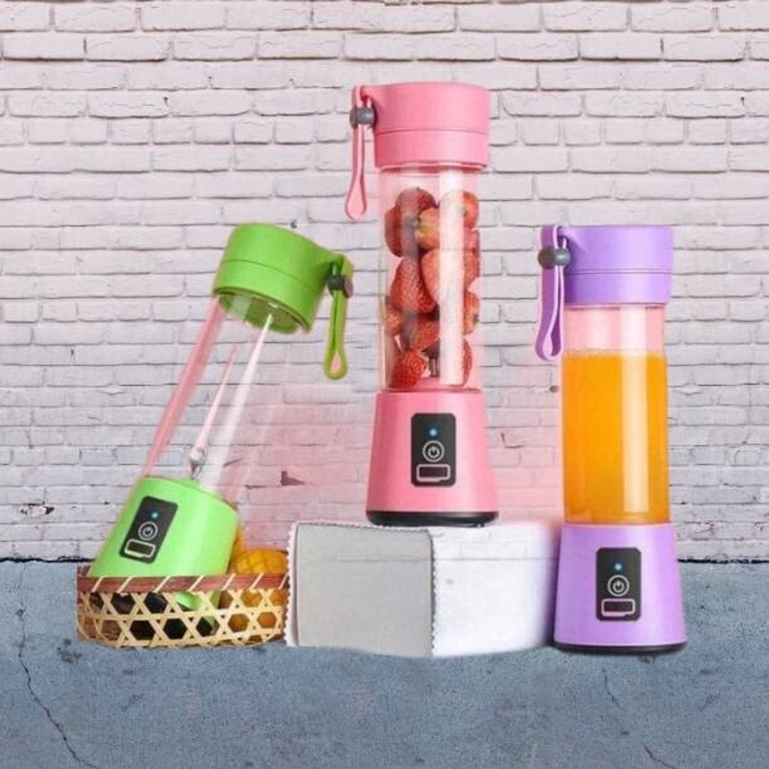 Image of SS brother MGJ26 350 W Juicer Mixer Grinder (Mini Juicer grinder , USB Rechargeable Personal Size Fro Home, OfficeS45 | 1 Jar | Multicolor)
