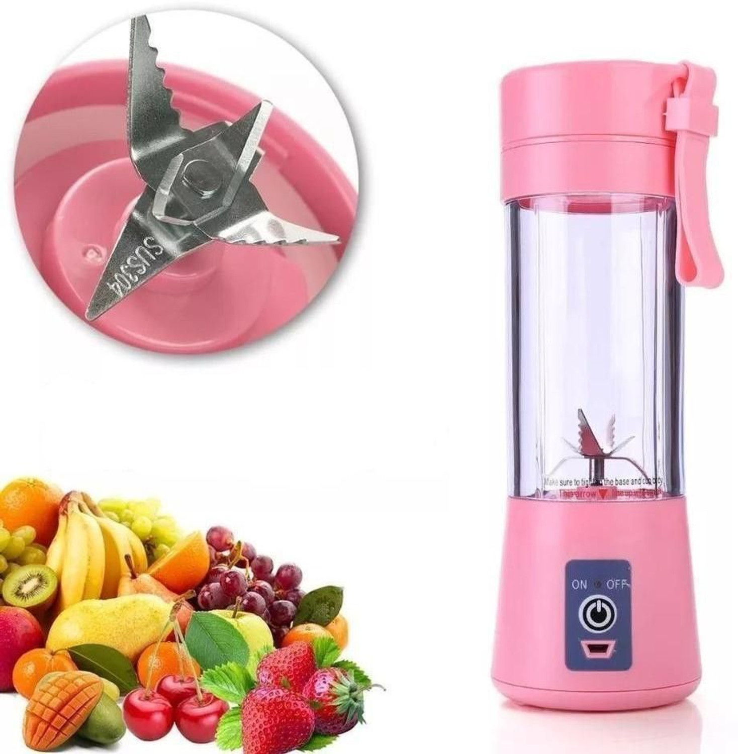 Image of Modexa Global Pro Fruit Juicer 200 W Juicer Mixer Grinder (PORTABLE SMART JUICER SERIES 4 H99 | 1 Jar | Multicolor)