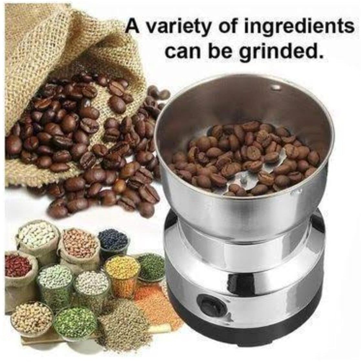 Image of Elvara creations mixer grinder 220 W Juicer Mixer Grinder (Mixer Grinder 220 W Mixer Grinder | 1 Jar | Silver)