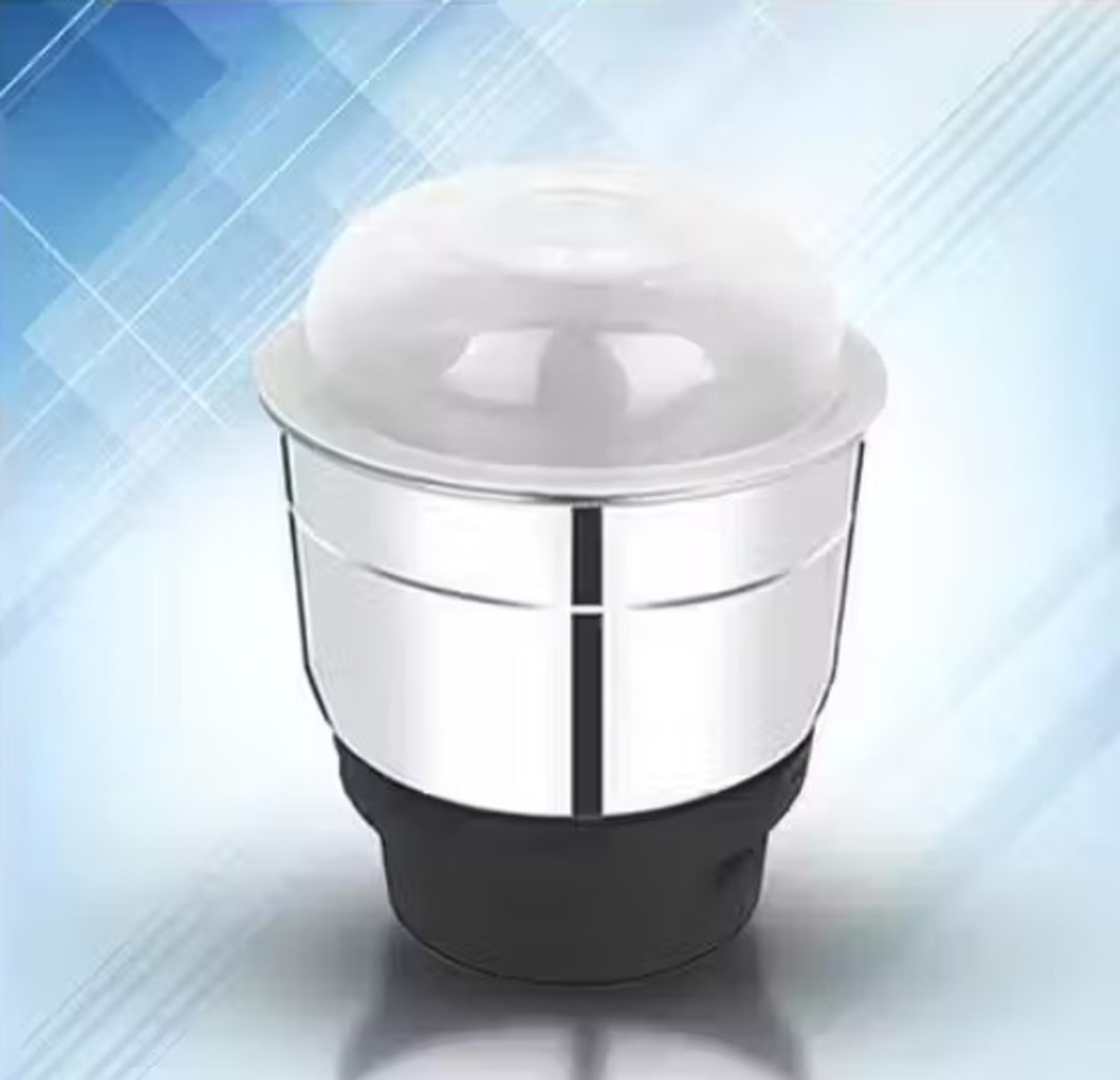 Image of dtenterprises MG1 105 W Mixer Grinder (Stainless Steel Mixer Grinder Chutney Jar | 1 Jar | Silver)
