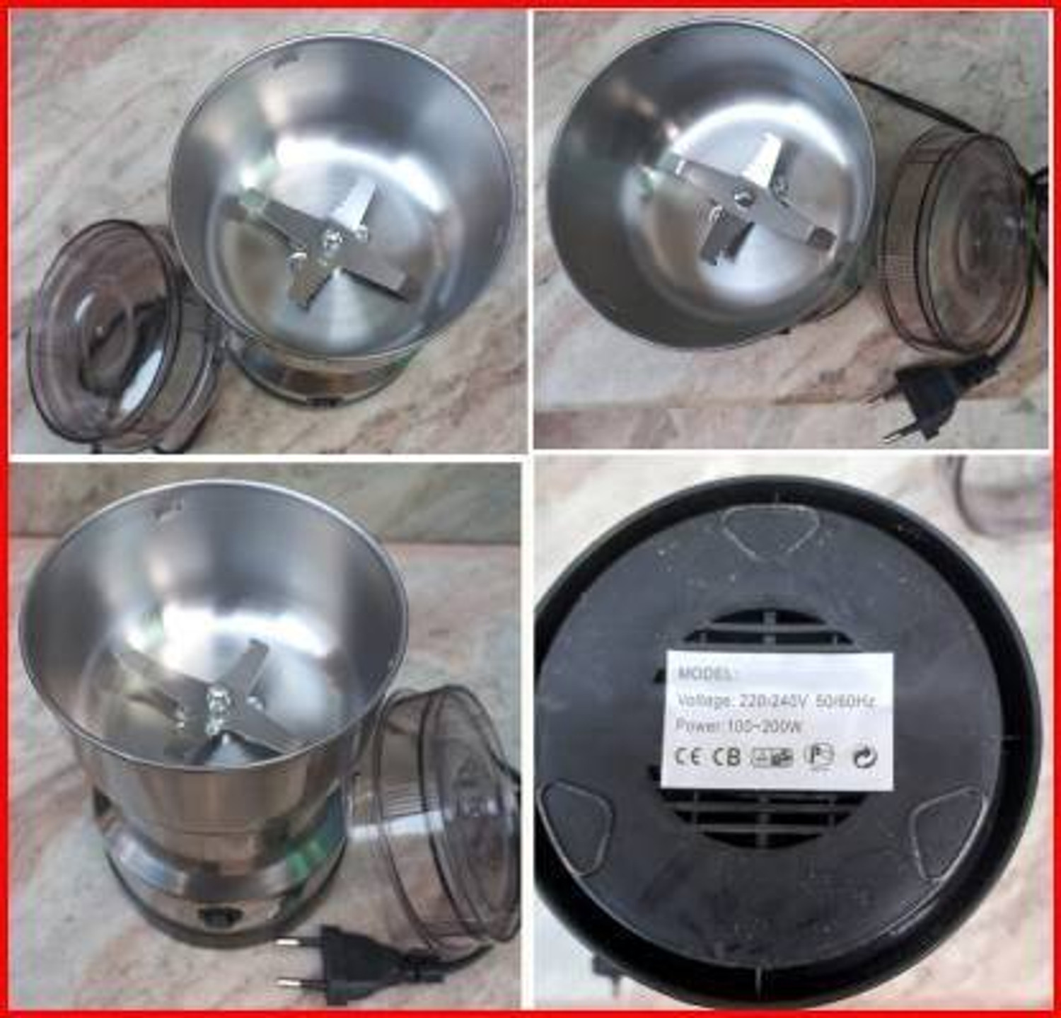 Image of dtenterprises MG1 105 W Mixer Grinder (Stainless Steel Mixer Grinder Chutney Jar | 1 Jar | Silver)