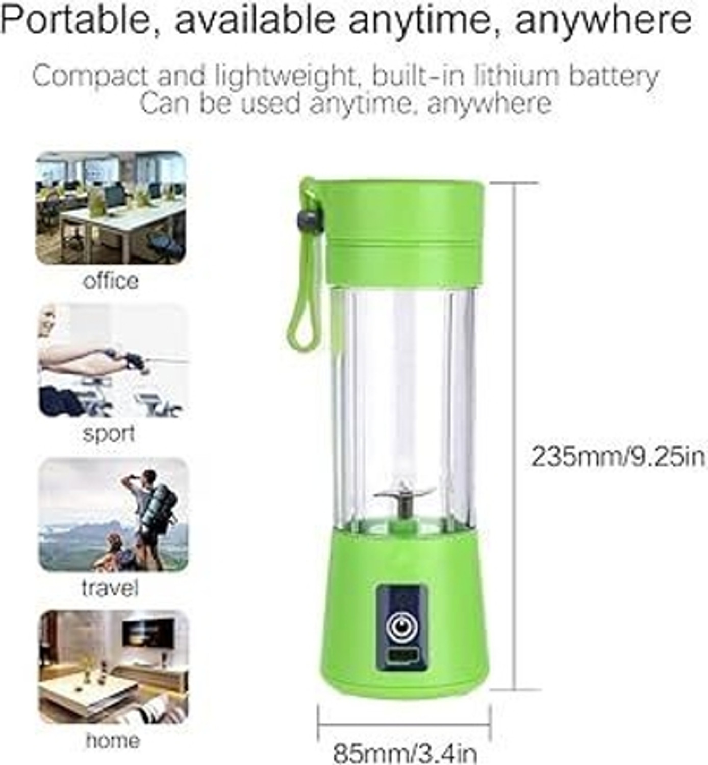 Image of JayGopalTrendz Portable Juicer 0.1 40 W Juicer (Juicer001 green | Multicolor)