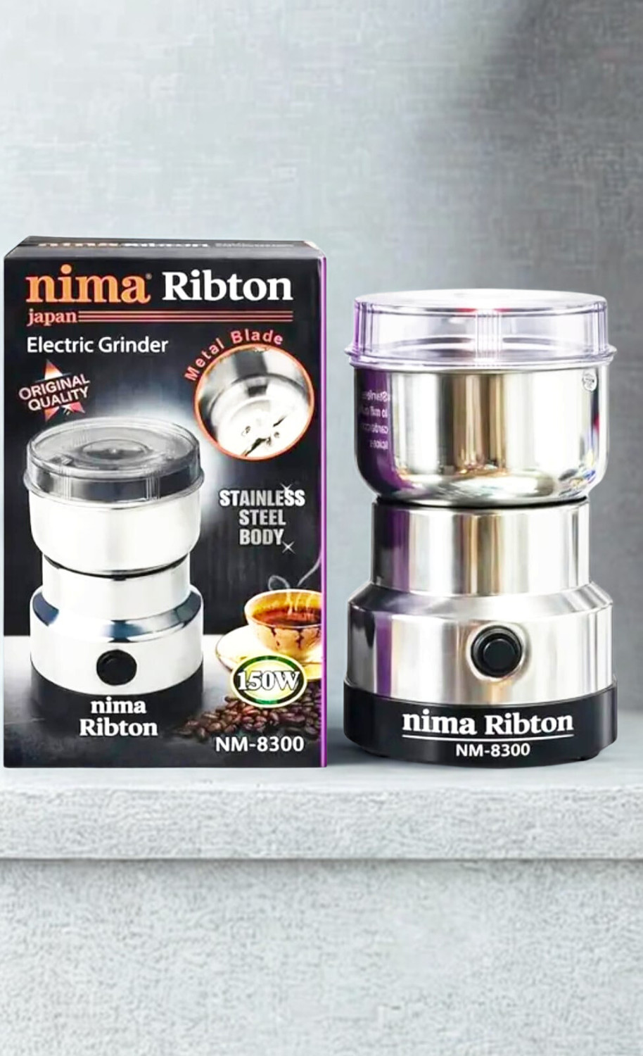 Image of dtenterprises MG1 105 W Mixer Grinder (Stainless Steel Mixer Grinder Chutney Jar | 1 Jar | Silver)