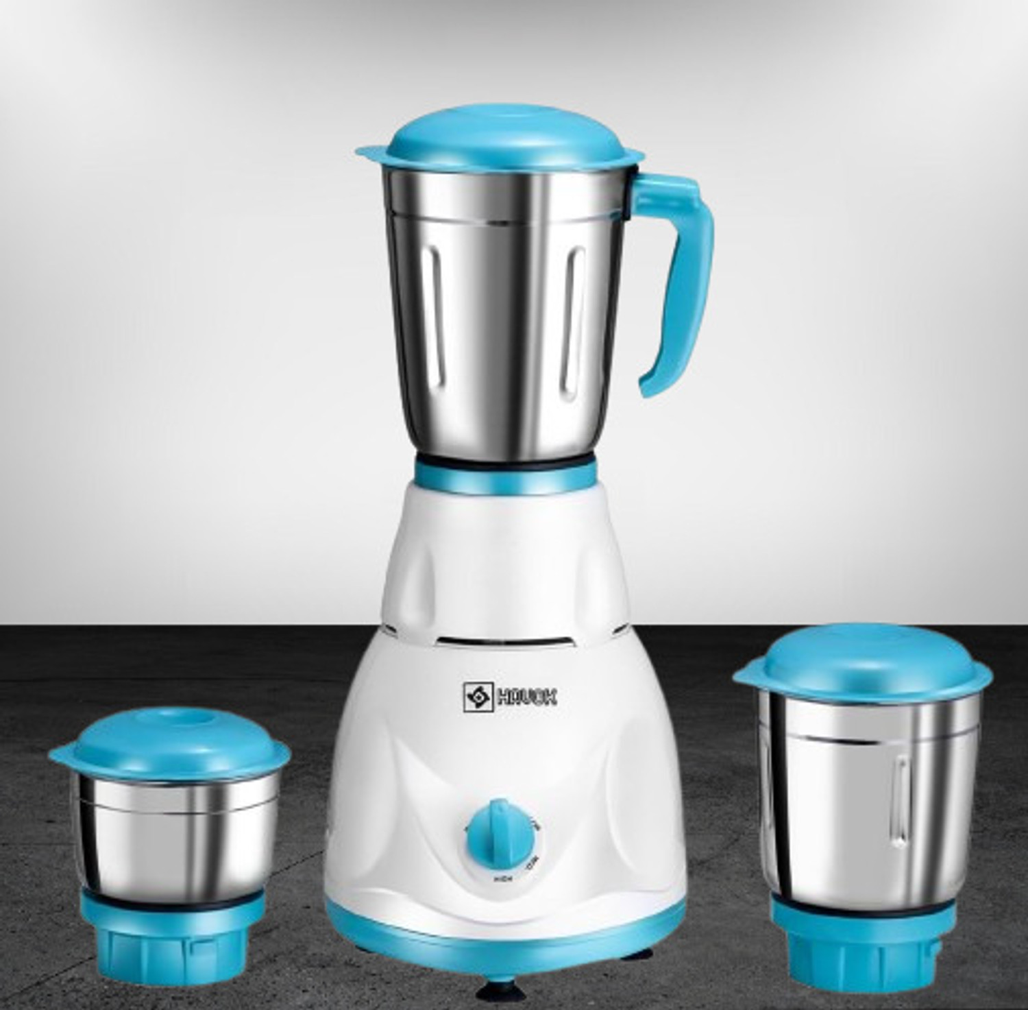 Image of Elvara creations JC-09 250 W Juicer Mixer Grinder (JWC-09 | 2 Jars | Multicolor)