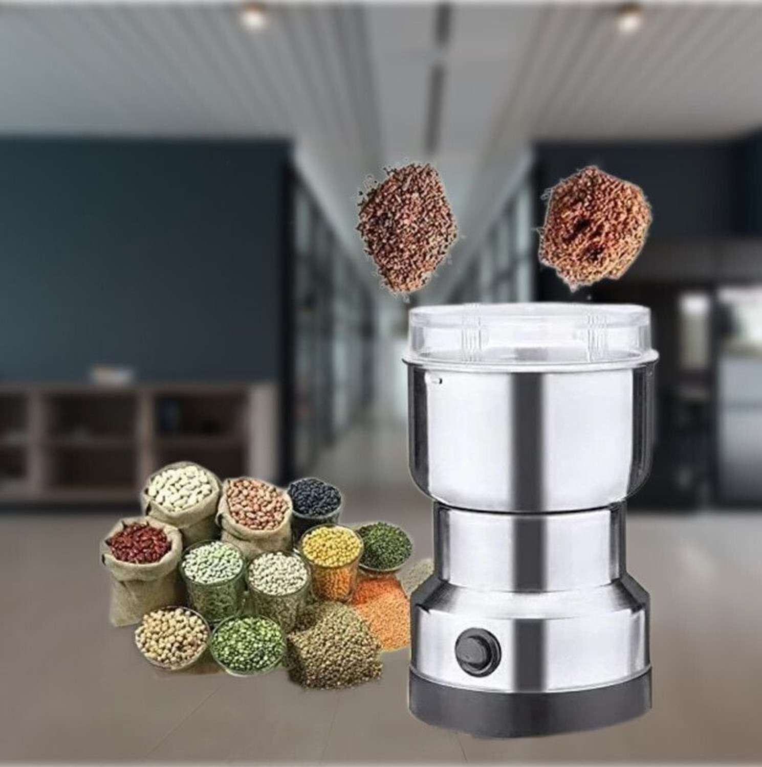 Image of DAKSHWAY PRO 450 W Juicer Mixer Grinder (P20 Grinder Stainless Steel Electric Coffee & Spice Grinder Mixer | 1 Jar | Multicolor)