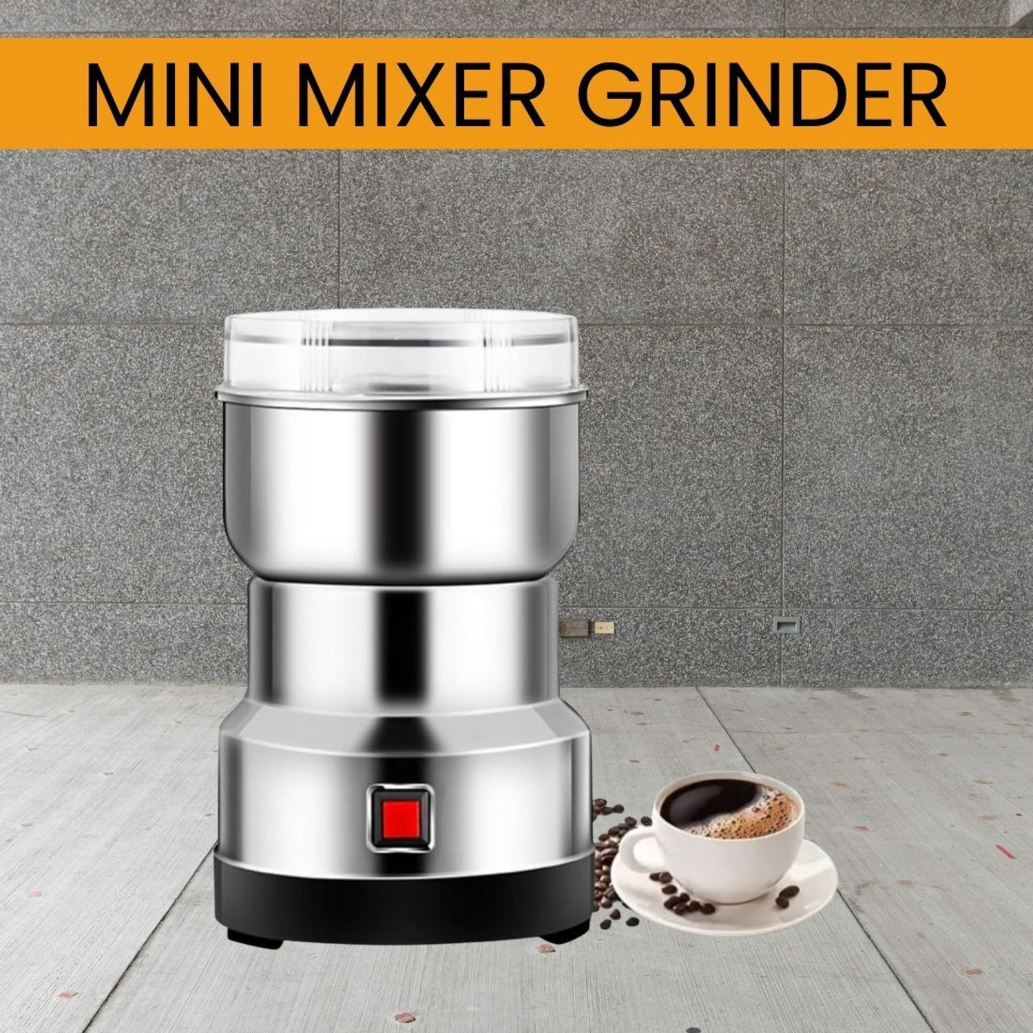 Image of SEVENMETICS pro 500 W Mixer Grinder (GrinMer-M27 /6 /25-412A | 1 Jar | Black, STEEL)