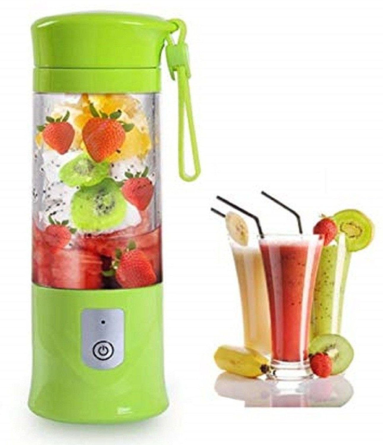 Image of princemarkett Pro Fruit Juicer 200 W Juicer Mixer Grinder (01 USB Rechargeable Mini Portable Smoothie Blender | 1 Jar | Multicolor)