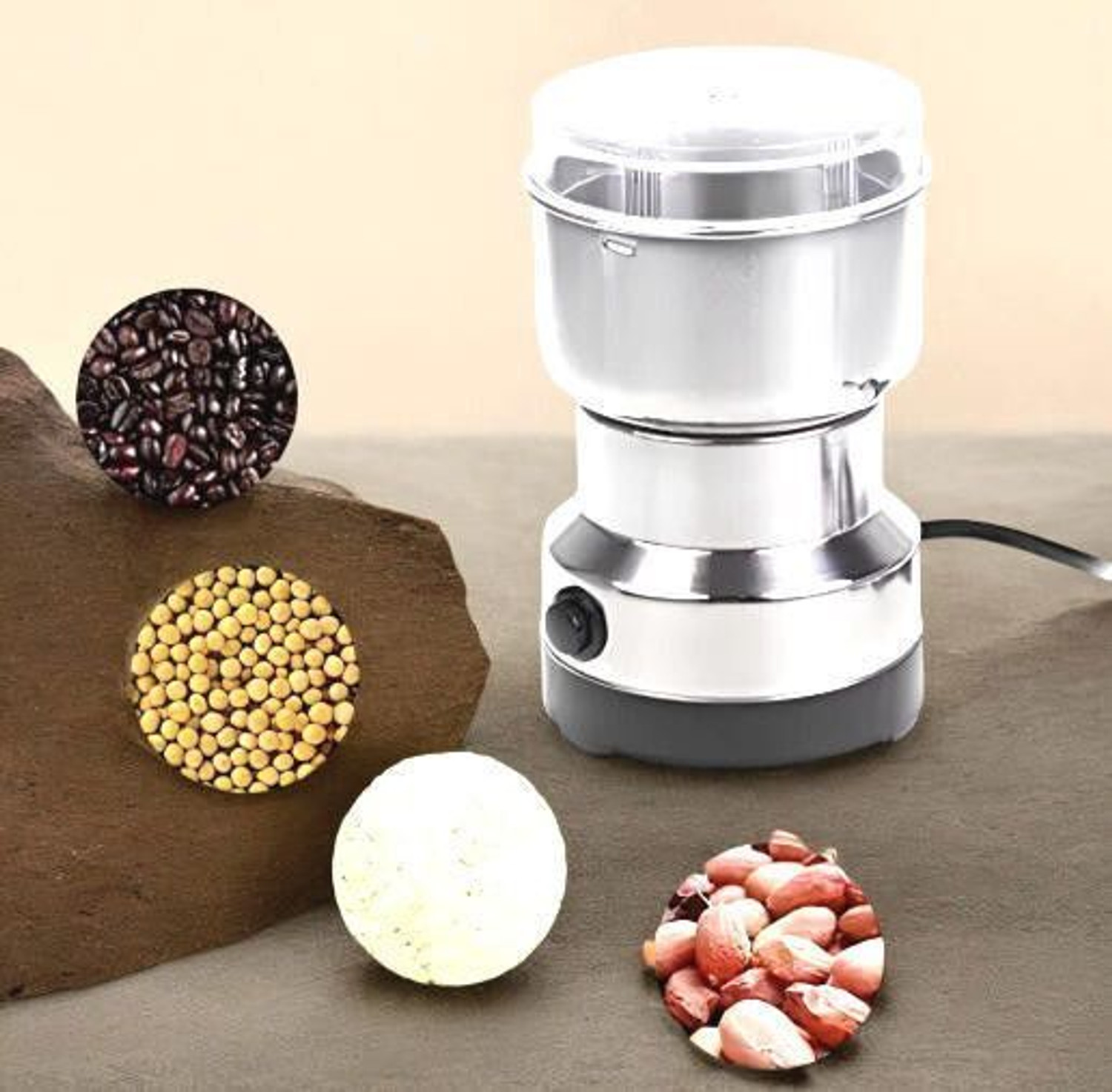 Image of Manasa 150W Electric Mini Mixer Grinder Juicer Light weight Compact for KitchenYHG54 240 W Juicer Mixer Grinder (150W Electric Mini Mixer Grinder Juicer Light weight Compact for KitchenYHG54 | 1 Jar | Multicolor)