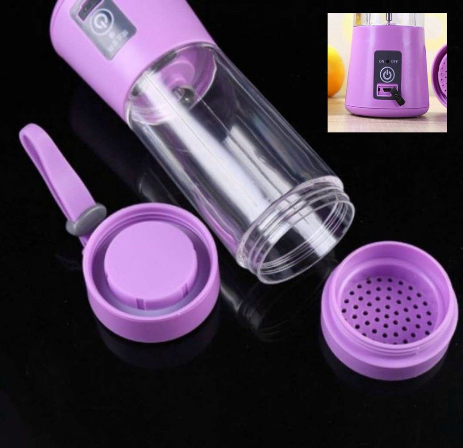Image of princemarkett Pro Fruit Juicer 200 W Juicer Mixer Grinder (JUICE CUP | 1 Jar | Multicolor)