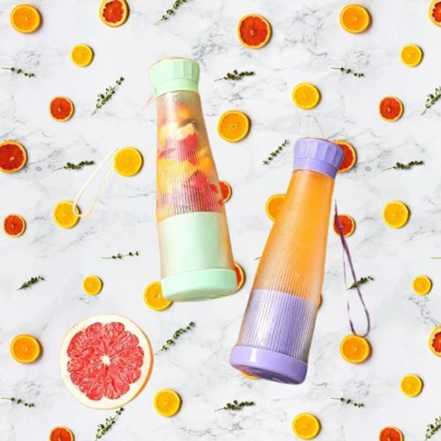 Image of princemarkett Pro Fruit Juicer 200 W Juicer Mixer Grinder (AYY 529Y PORTABLE BLENDER FOR SMOOTHIES SHAKES FOR OFFICE,GYM,TREKKING,HOME USE | 1 Jar | Multicolor)