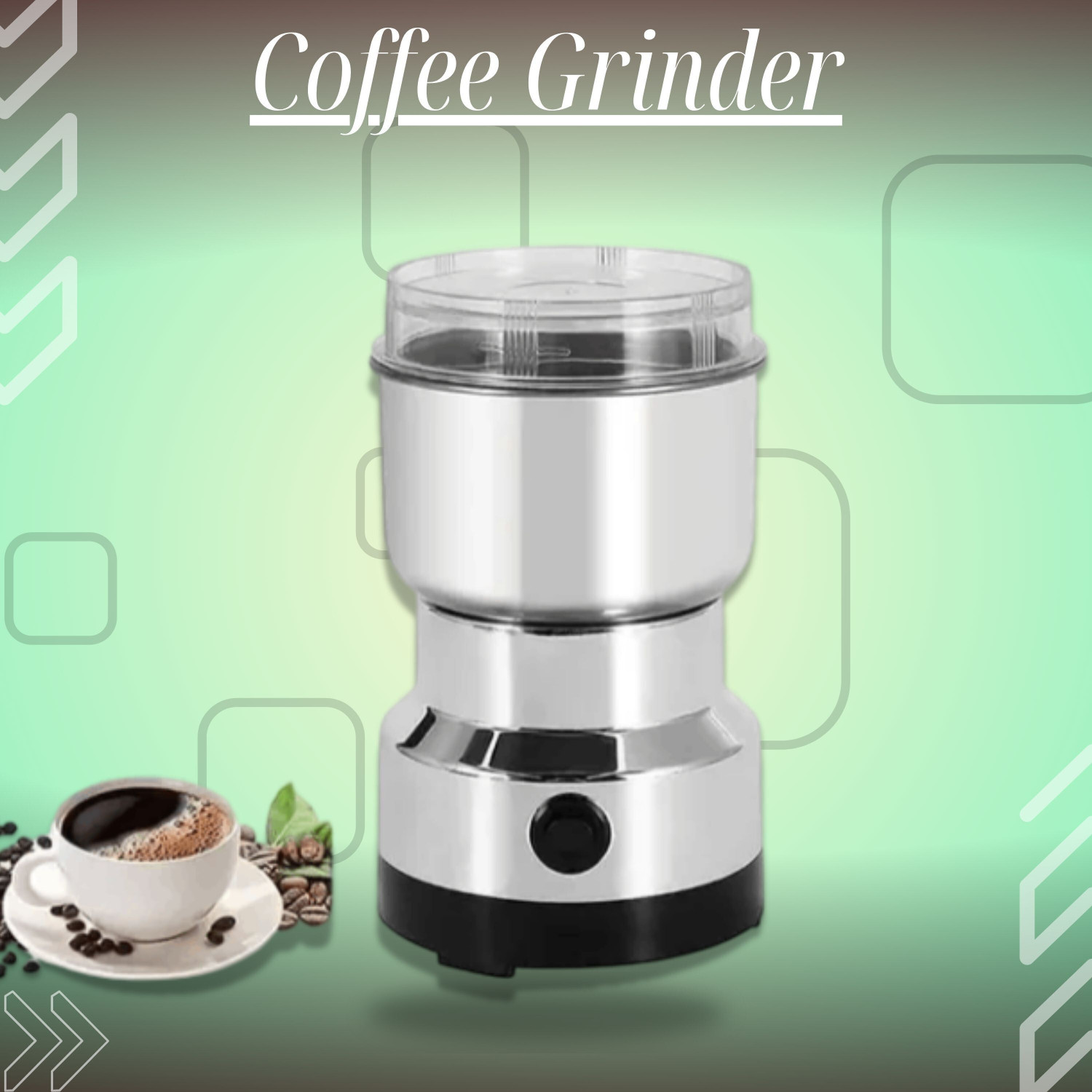 Image of JayGopalTrendz Grinder 350 W Mixer Grinder (Electric Grinder With Coffee & Nuts Grains Bean Grinder Juicer Mixer GrinderJ235 | 1 Jar | Silver)