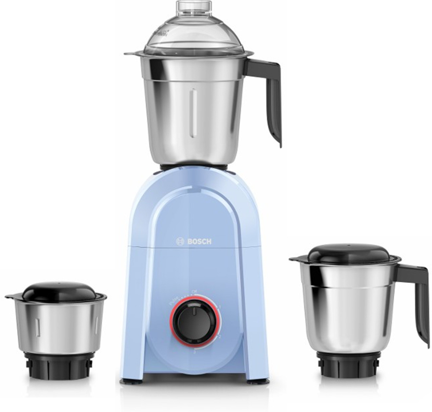 Image of BOSCH Mixer Grinder TrueMixx MG2213C4RI 500 W Mixer Grinder (MG2213C4RI | 3 Jars | Red)